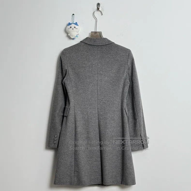 Max Mara Max Mara Grey Medium-length Coat Size 4XL / US 24-26 - 3 Thumbnail