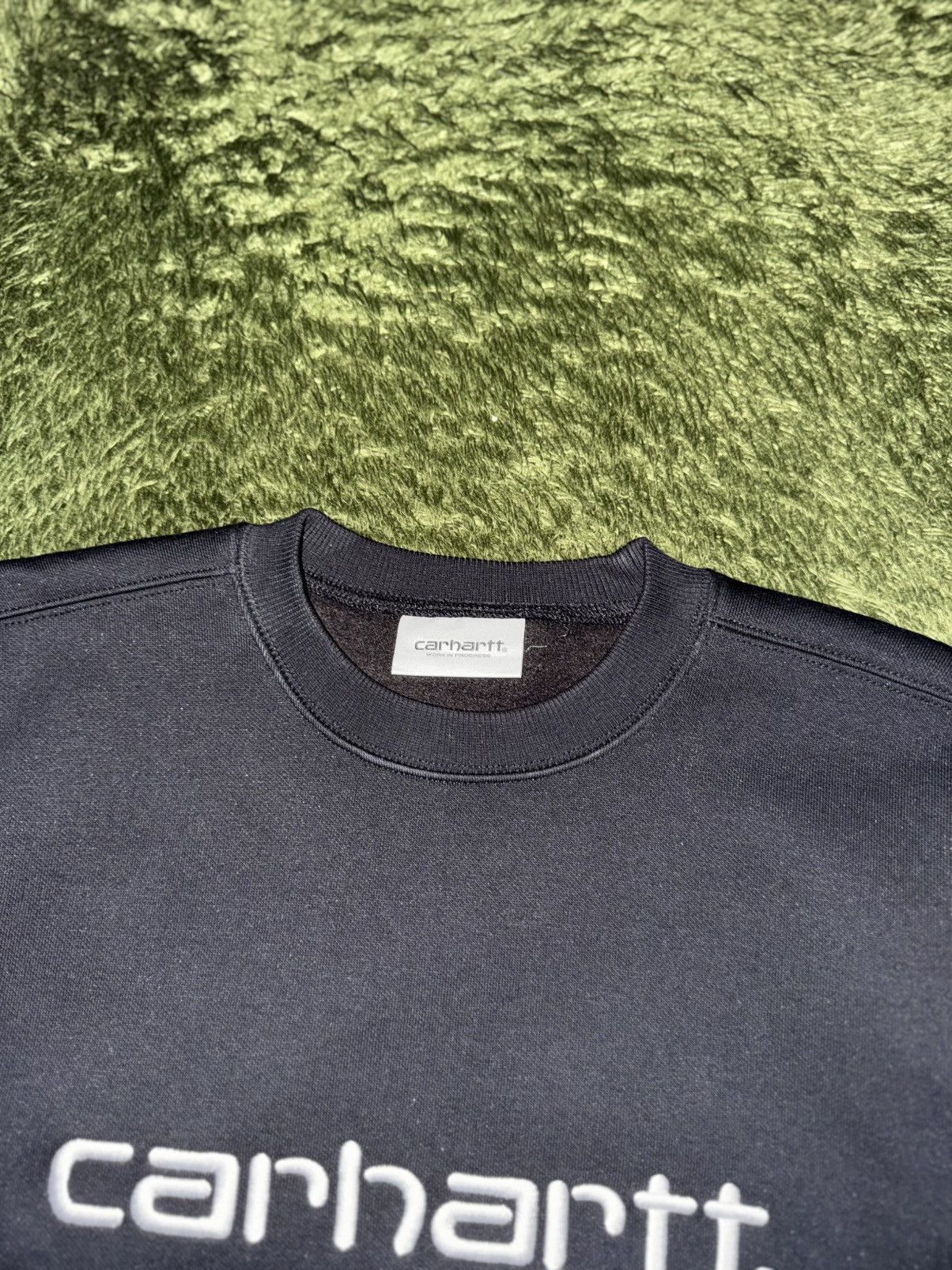 Carhartt Wip Carhartt WIP Embroidered Soft Touch Sweatshirt Black Size US XL / EU 56 / 4 - 3 Thumbnail