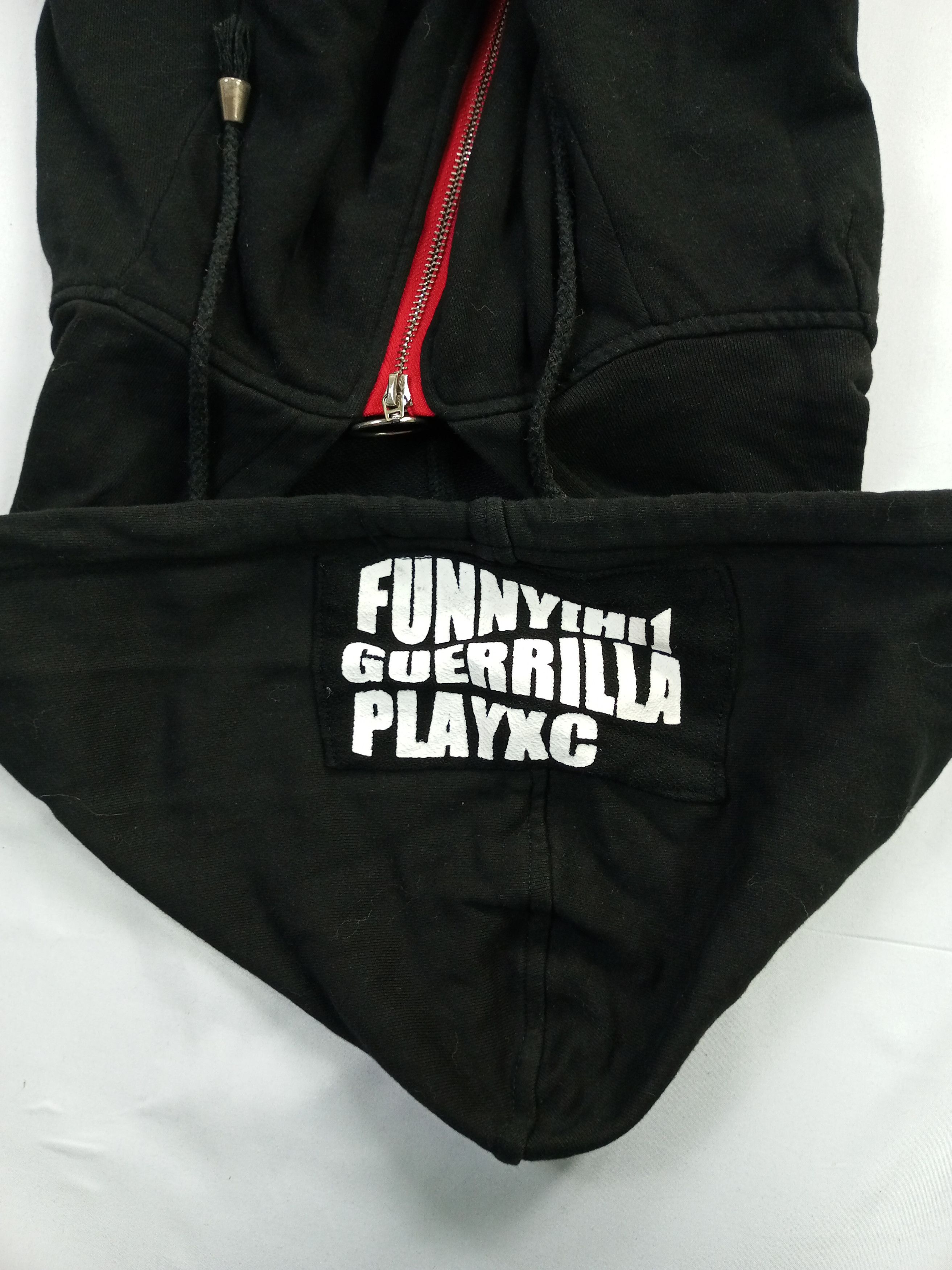 If Six Was Nine × Japanese Brand JAPANESE VKEI STYLE " FUNNY GUERRILLA" PUNK STYLE HOODIE Size US M / EU 48-50 / 2 - 16 Thumbnail