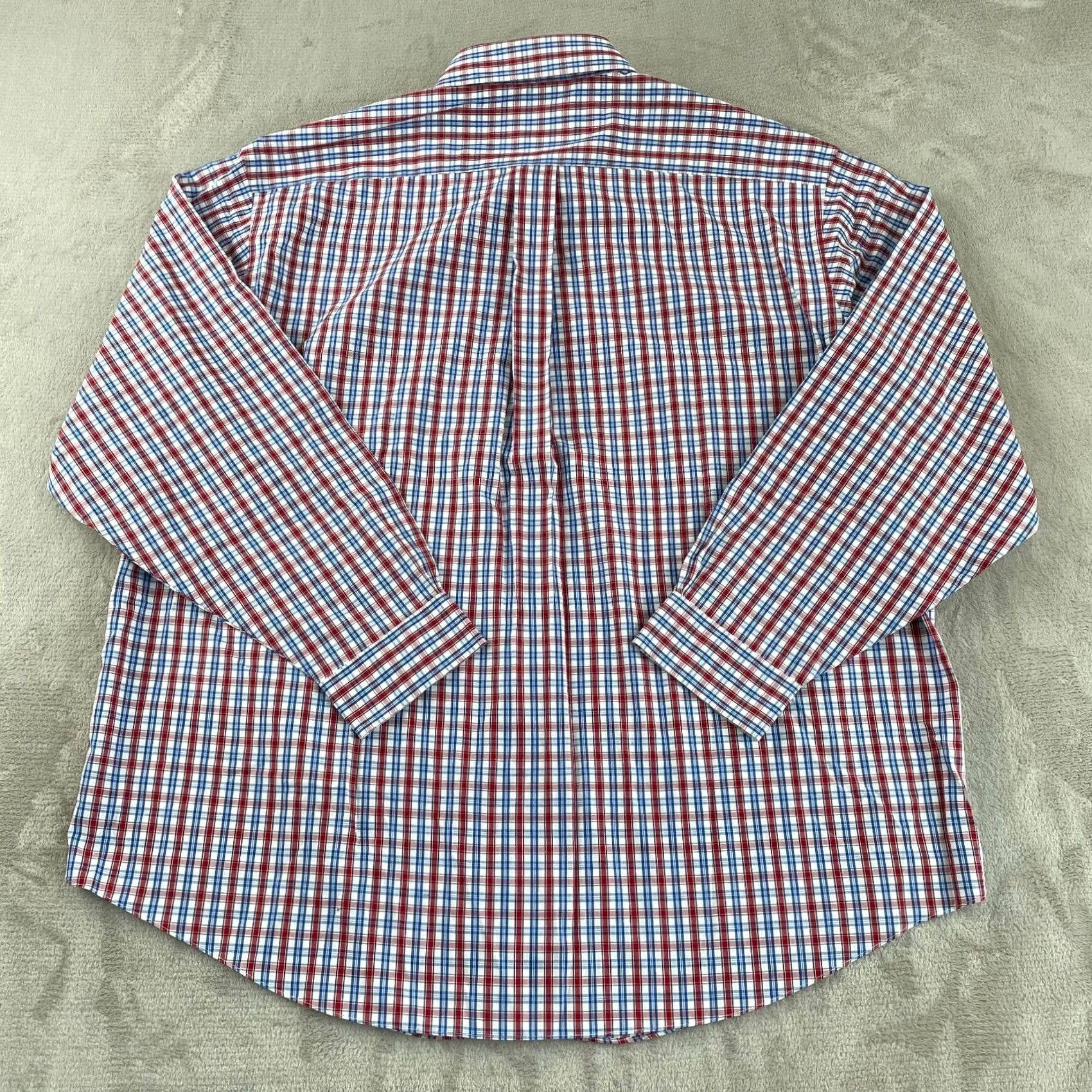 Brooks Brothers Brooks Brothers Shirt Men 2XL Red Blue White Plaid Non Iron Long Sleeve NWT Size US XXL / EU 58 / 5 - 5 Thumbnail