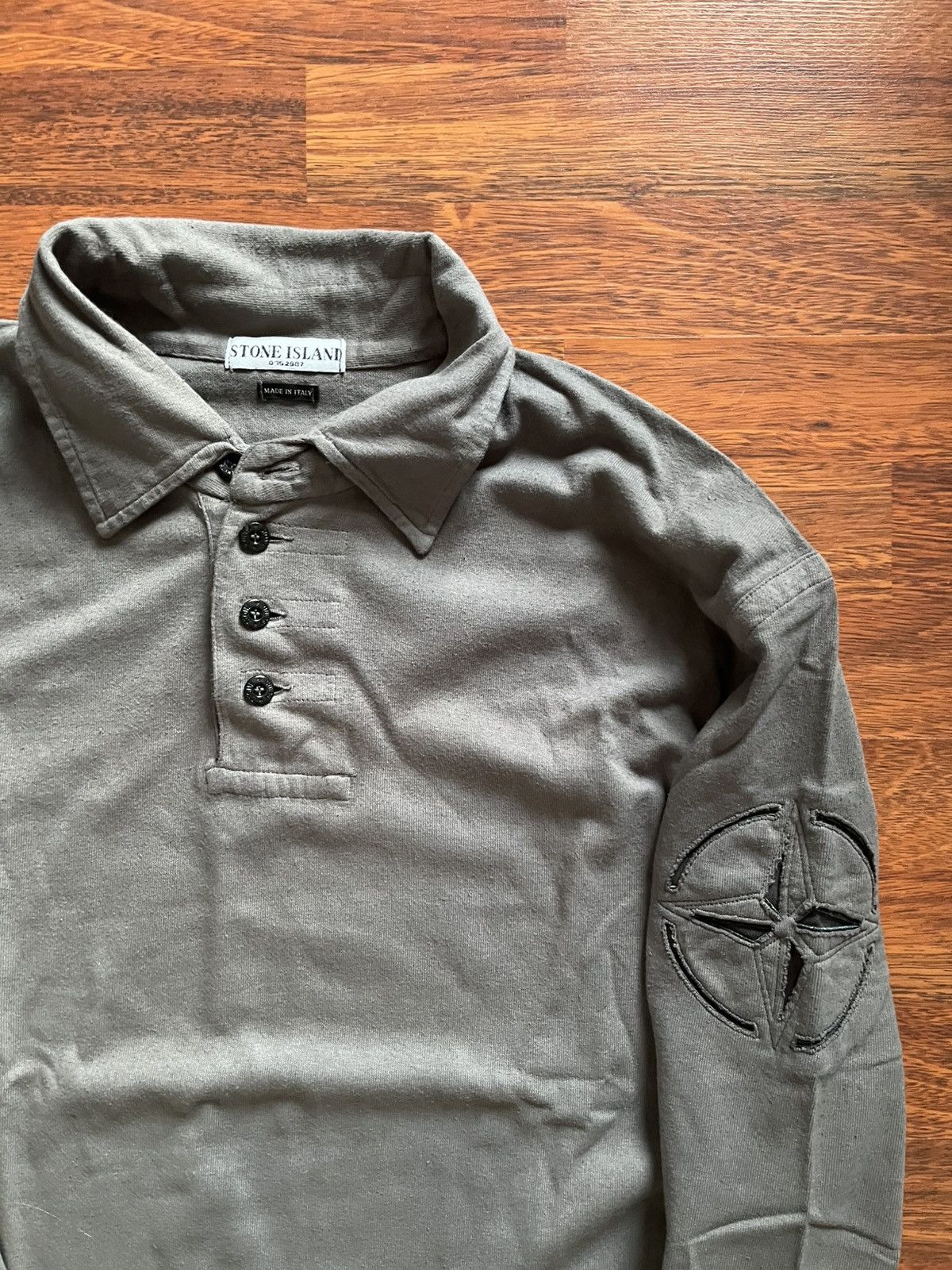 Stone Island Stone Island 2002/2004 SS long sleeves polo Size US L / EU 52-54 / 3 - 3 Thumbnail