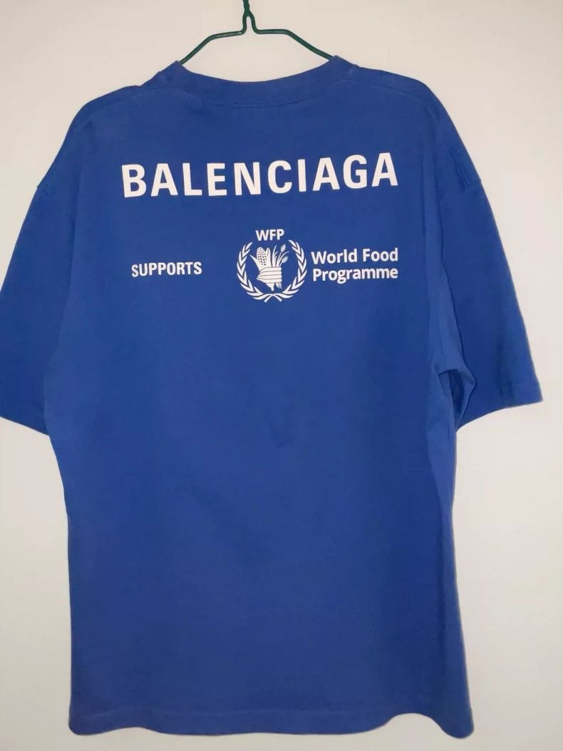 Balenciaga Balenciaga WFP Collaboration Wheat Pattern Short Sleeve, S Size US S / EU 44-46 / 1 - 2 Thumbnail