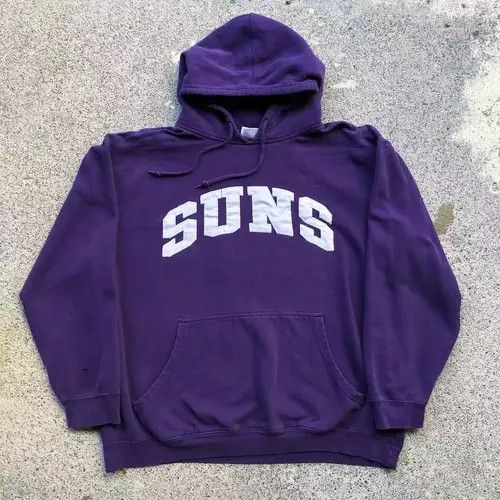 Other Purple casual retro letter print loose hooodie Size US L / EU 52-54 / 3 - 4 Thumbnail