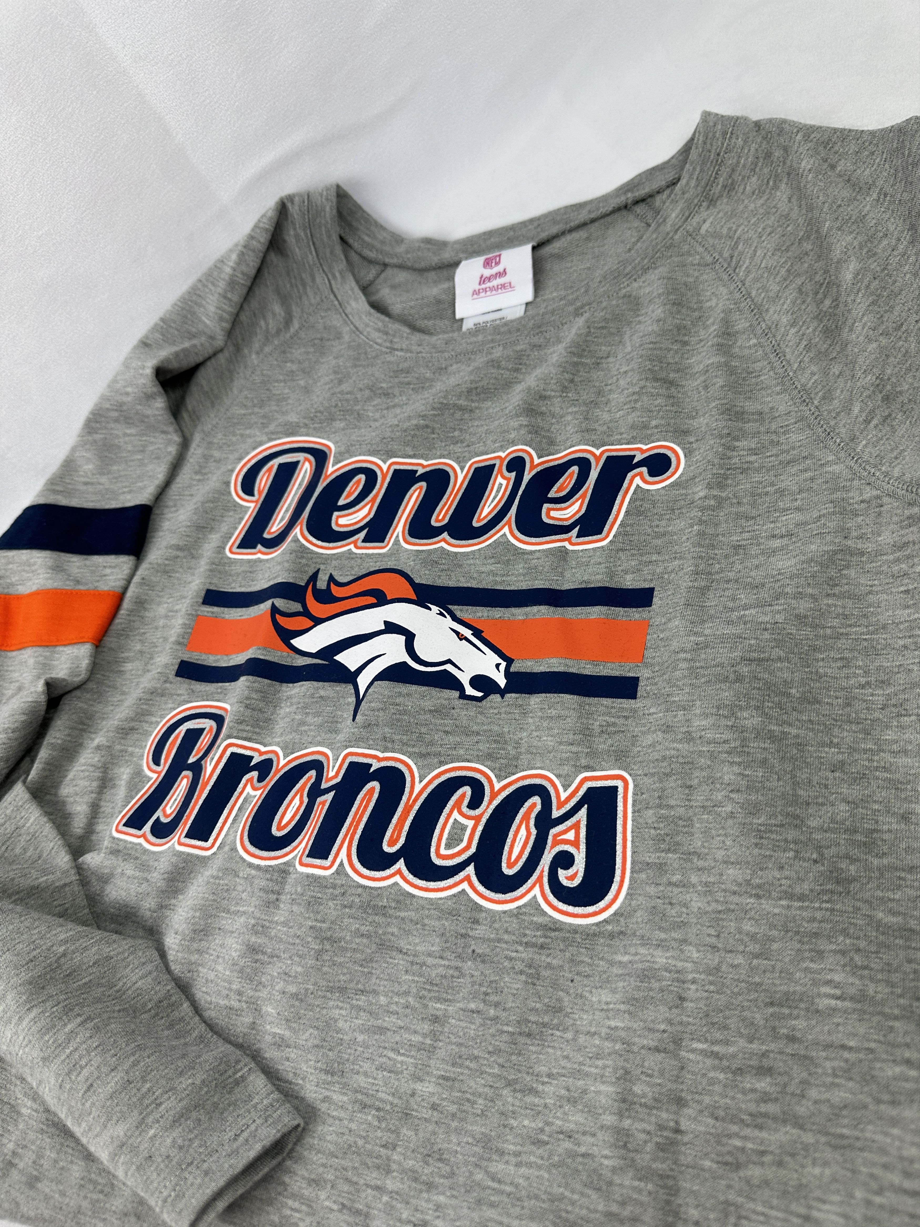 NFL Teen Denver Bronco LS Team T-Shirt Size M / US 6-8 / IT 42-44 - 1 Thumbnail