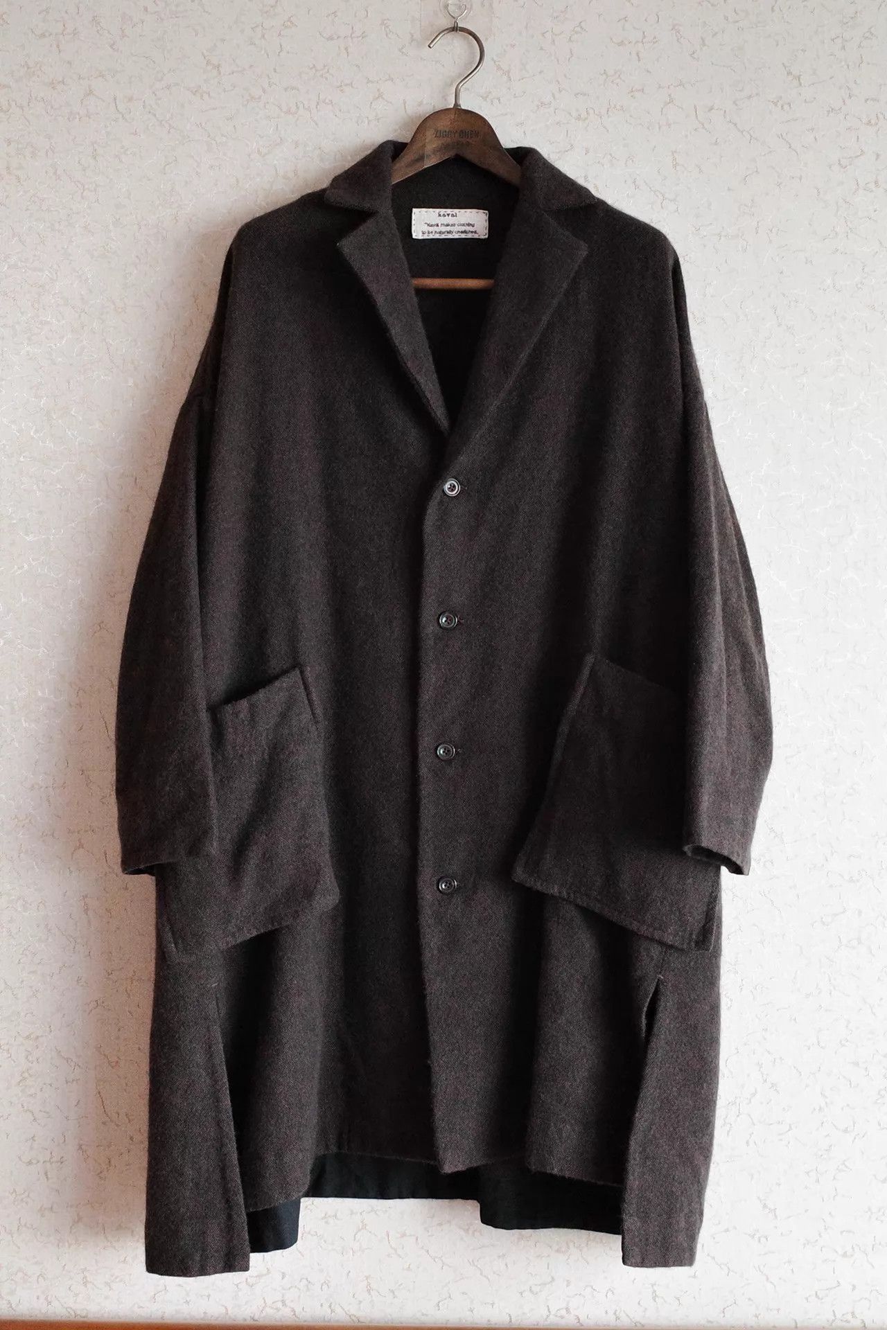 Other Kaval 00s Deep Brown Cashmere Overcoat Size US M / EU 48-50 / 2 - 1 Thumbnail