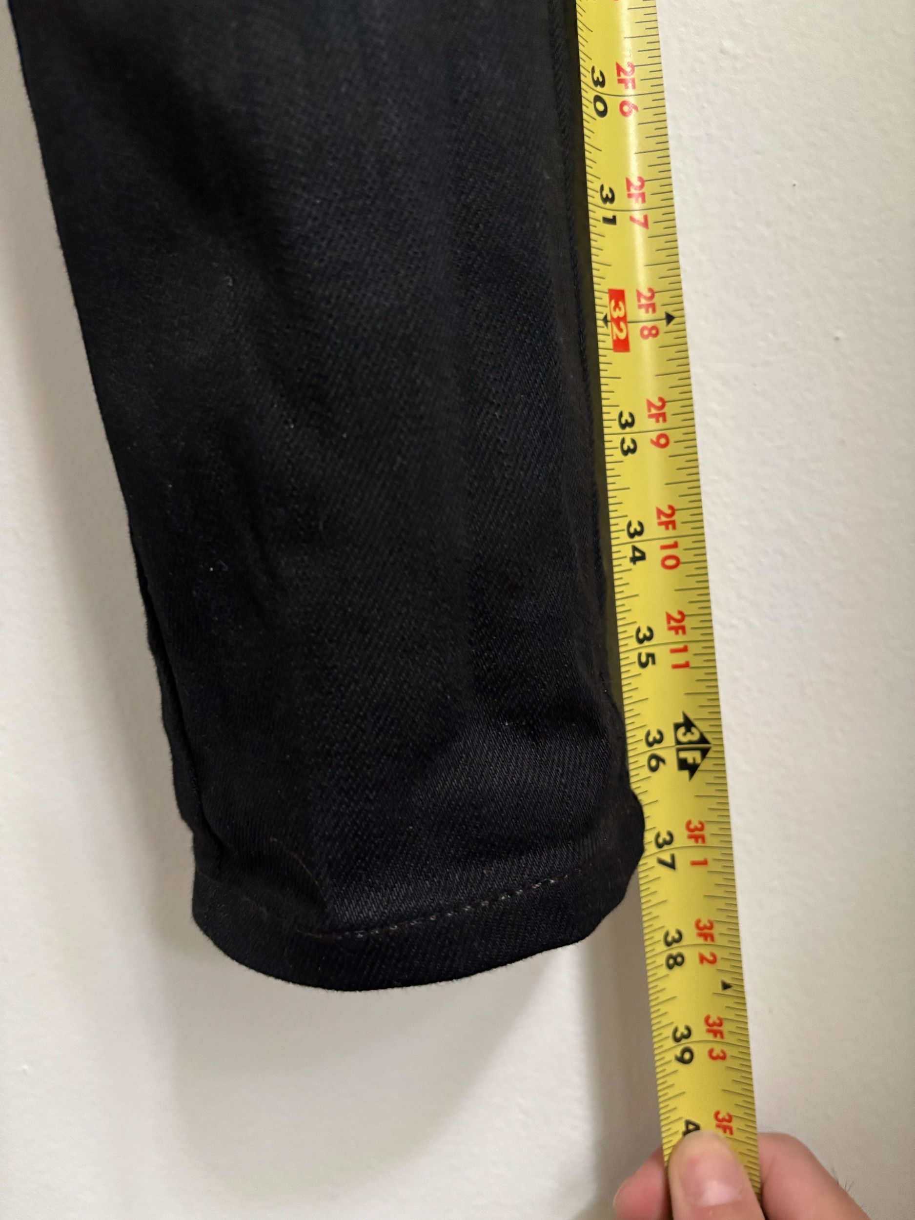 Naked & Famous Naked and Famous Black Power Stretch Jeans Size US 28 / EU 44 - 6 Thumbnail