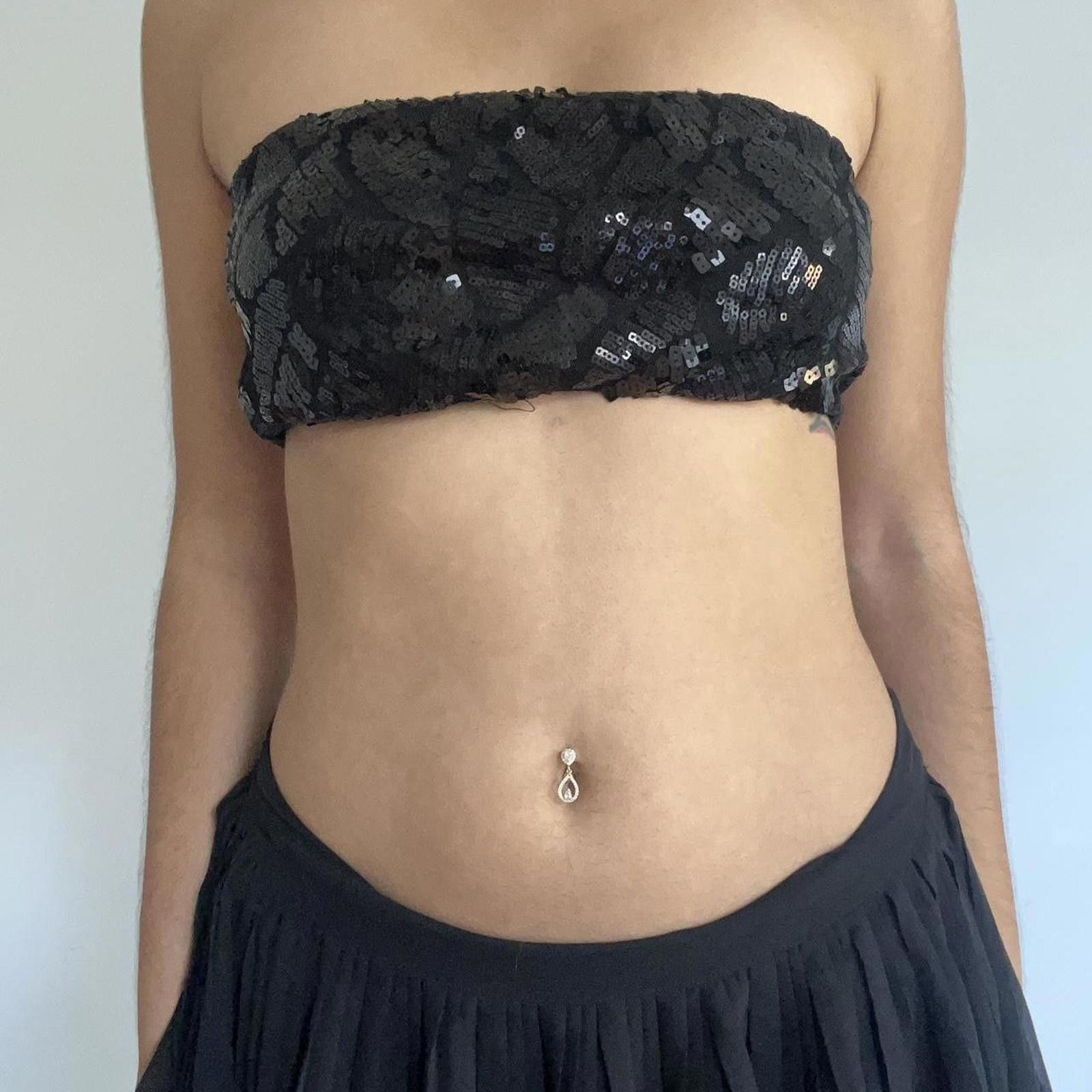 Other Black sequin bandeau top #glamour Size ONE SIZE - 1 Thumbnail