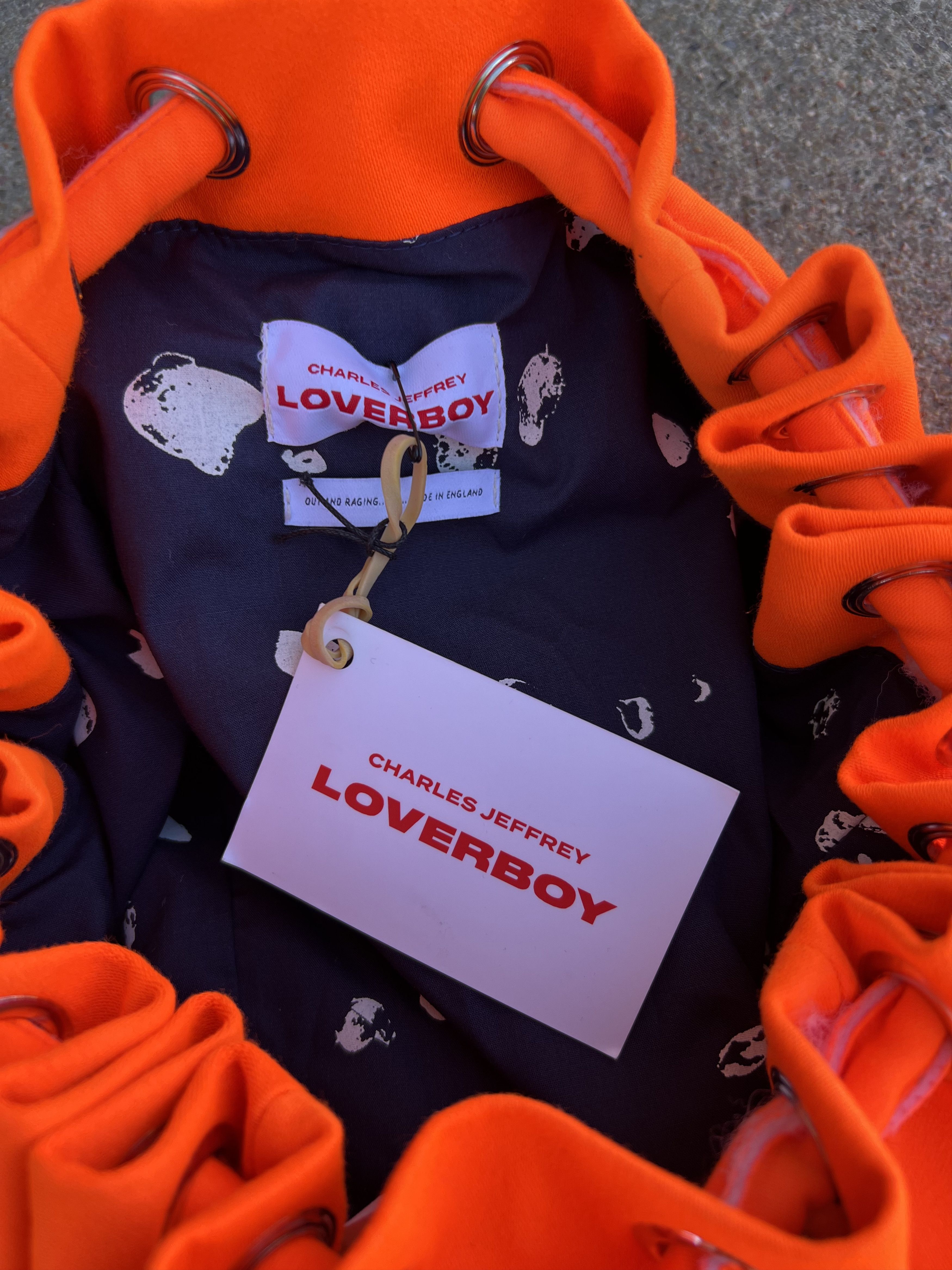 Charles Jeffrey LOVERBOY Charles Jeffrey Loverboy Shoulder Bag in Neon Orange Size ONE SIZE - 6 Thumbnail