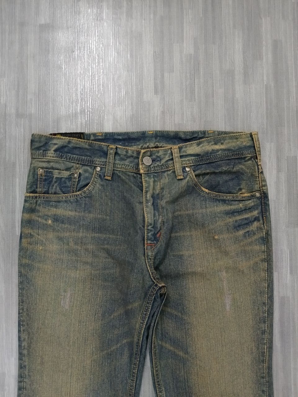 Japanese Brand FLARE RUSTY DENIM CRAFT PANTS Size US 32 / EU 48 - 5 Thumbnail