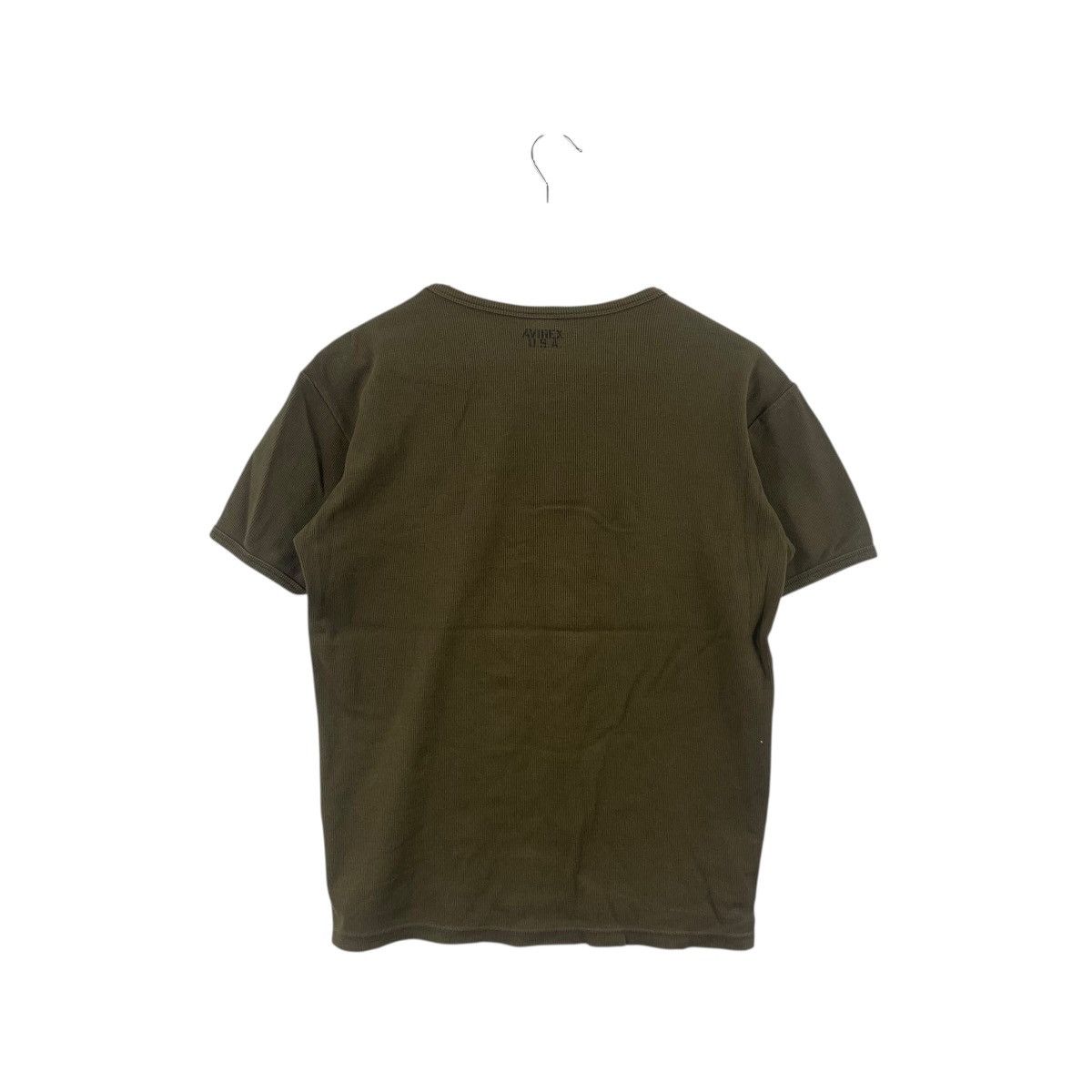 Avirex Vintage AVIREX USA AMERICAN Classic Waffle Tee Shirt Top Size L / US 10 / IT 46 - 5 Thumbnail