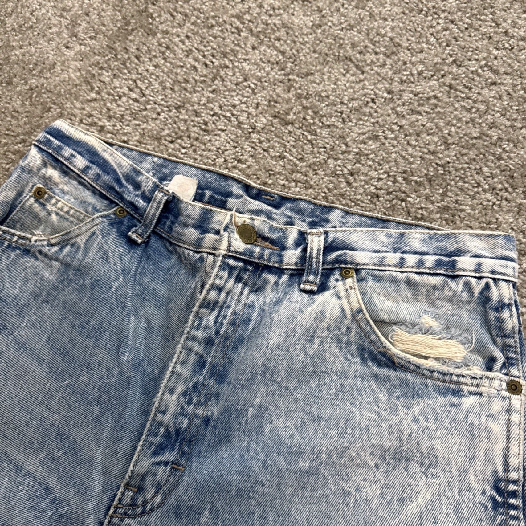 Calvin Klein VINTAGE Calvin Klein Jeans Blue Denim Straight Leg 80s Men 34x30 Inseam 30 New title: Size US 34 / EU 50 - 7 Thumbnail