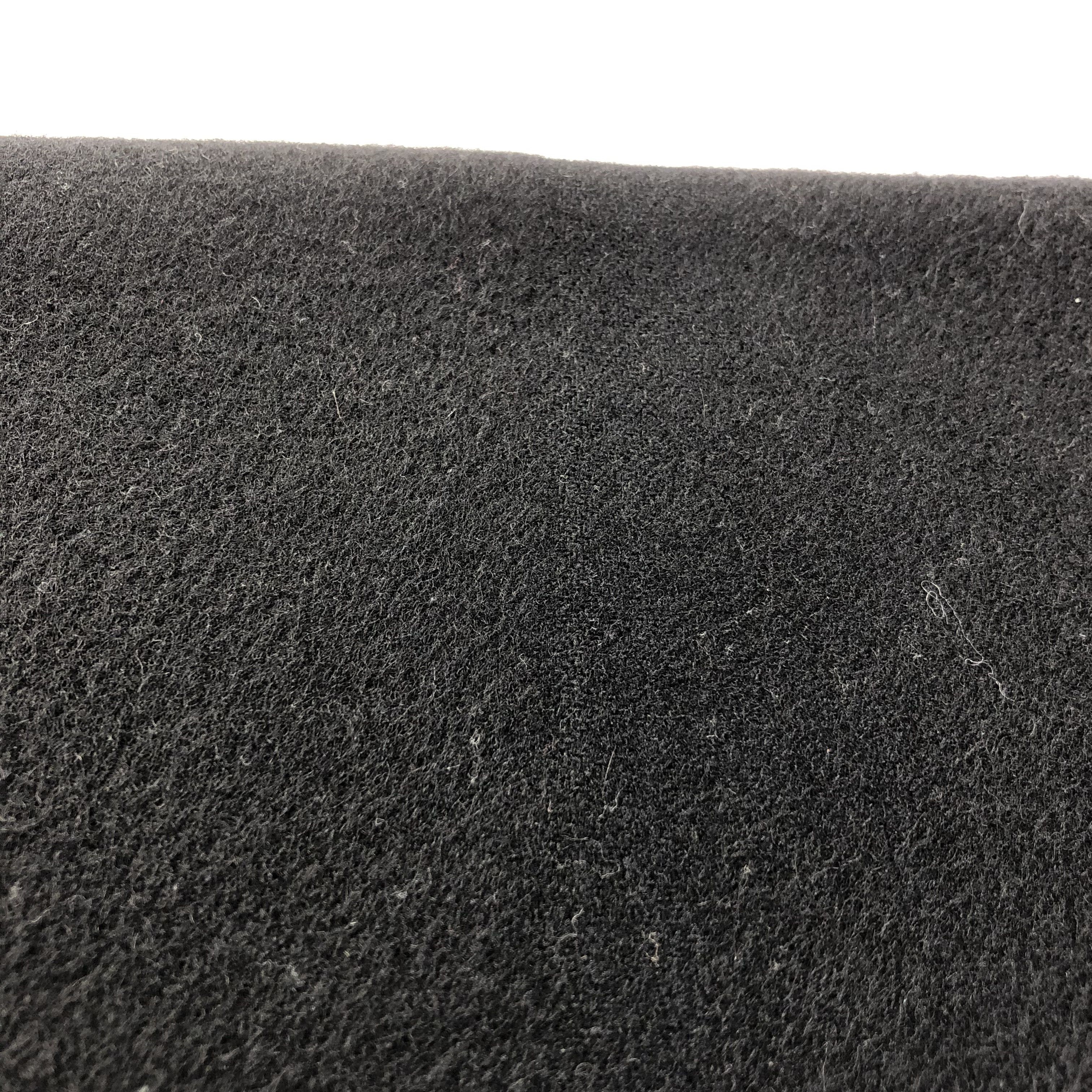 Burberry Burberrys Plain Black Wool Scarf Muffler V1650 Size ONE SIZE - 7 Thumbnail
