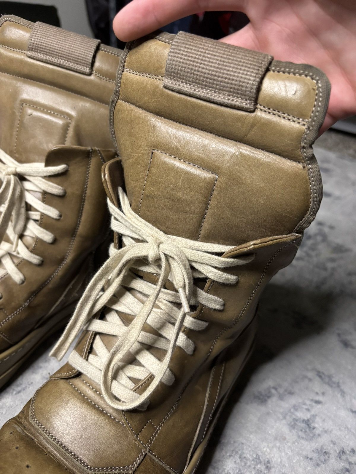 Rick Owens Rick Owens SS16 Cyclops Leather Triple Brown Geobaskets Size US 9.5 / EU 42-43 - 8 Thumbnail