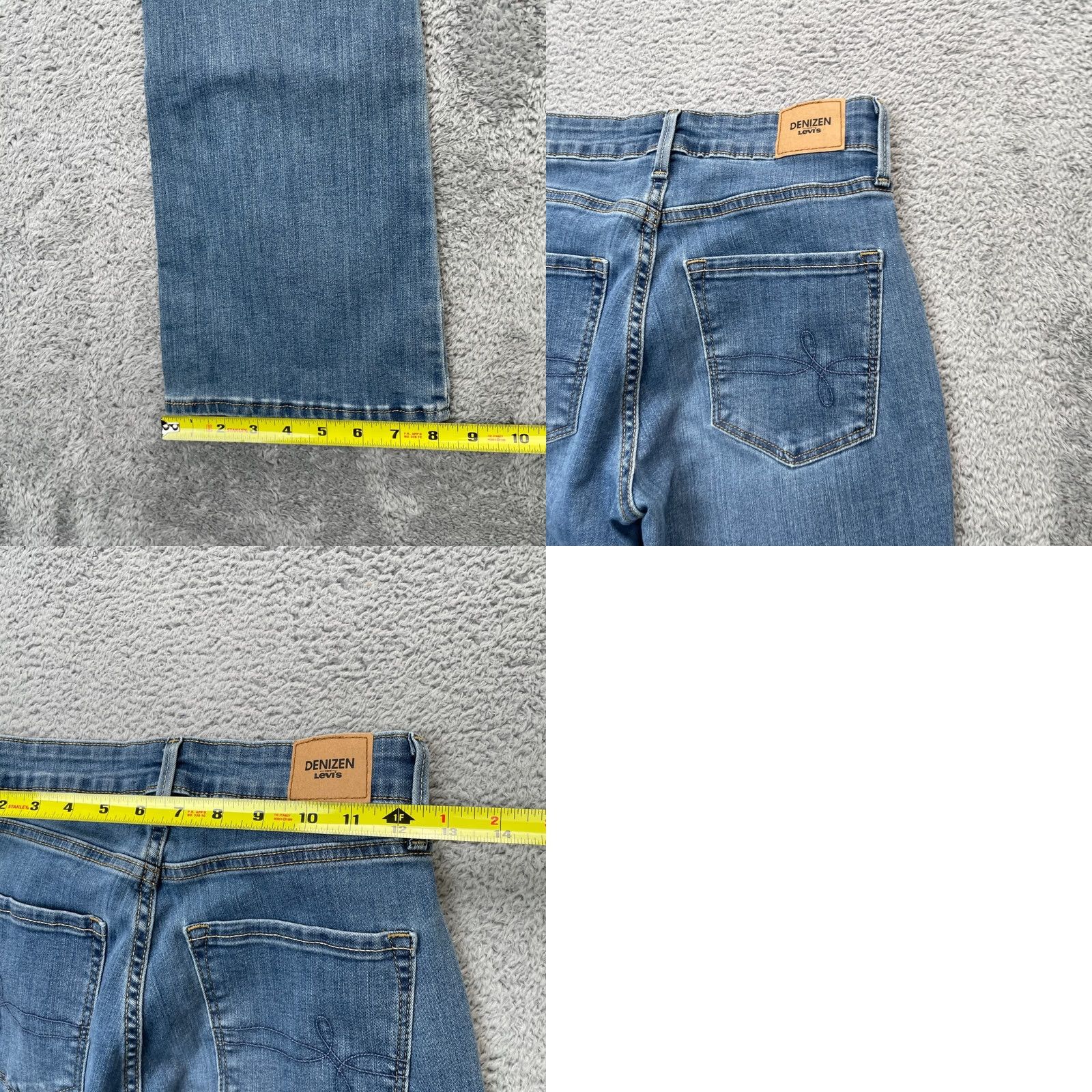 Levi's Levi's Jeans Womens 26x31 Denim Mid Rise Bootcut City Denizen by Levi's 5-Pocket Blue Cotton Polyester Spandex Regular Size 26 Womens Size 26" / US 2 / IT 38 - 8 Thumbnail