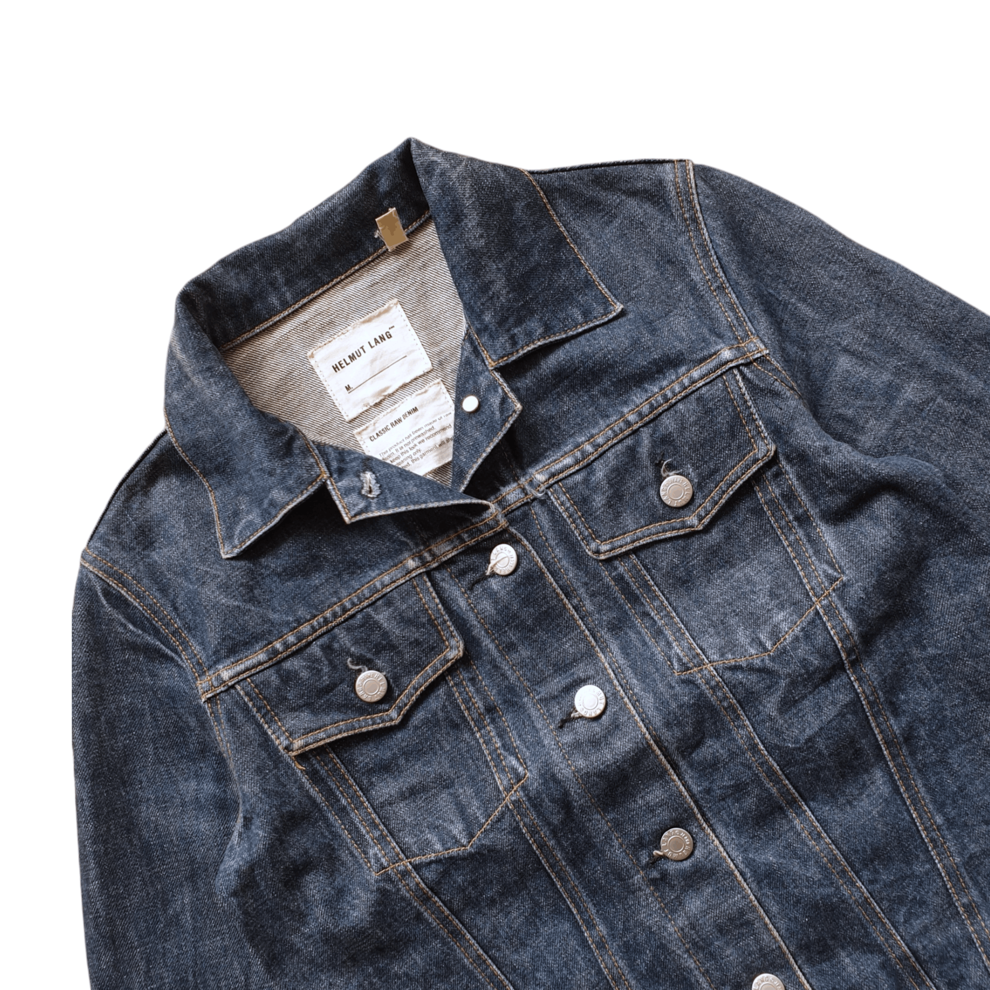 Helmut Lang Vintage Helmut Lang Denim Jacket Size US M / EU 48-50 / 2 - 3 Thumbnail