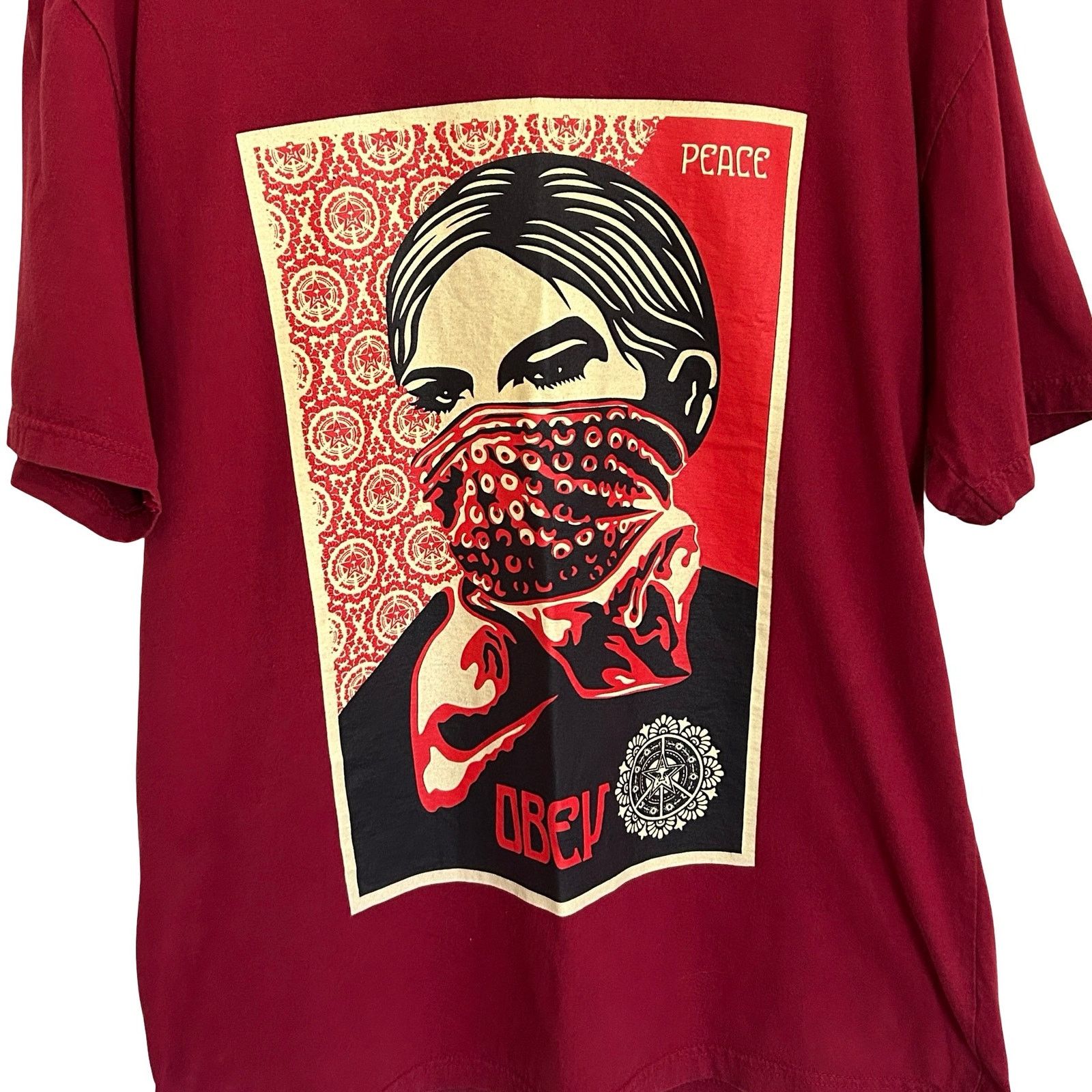 Obey VTG 2005 OBEY "Zapatista Woman" Graphic Tee XL USA Rare Size US XL / EU 56 / 4 - 2 Thumbnail