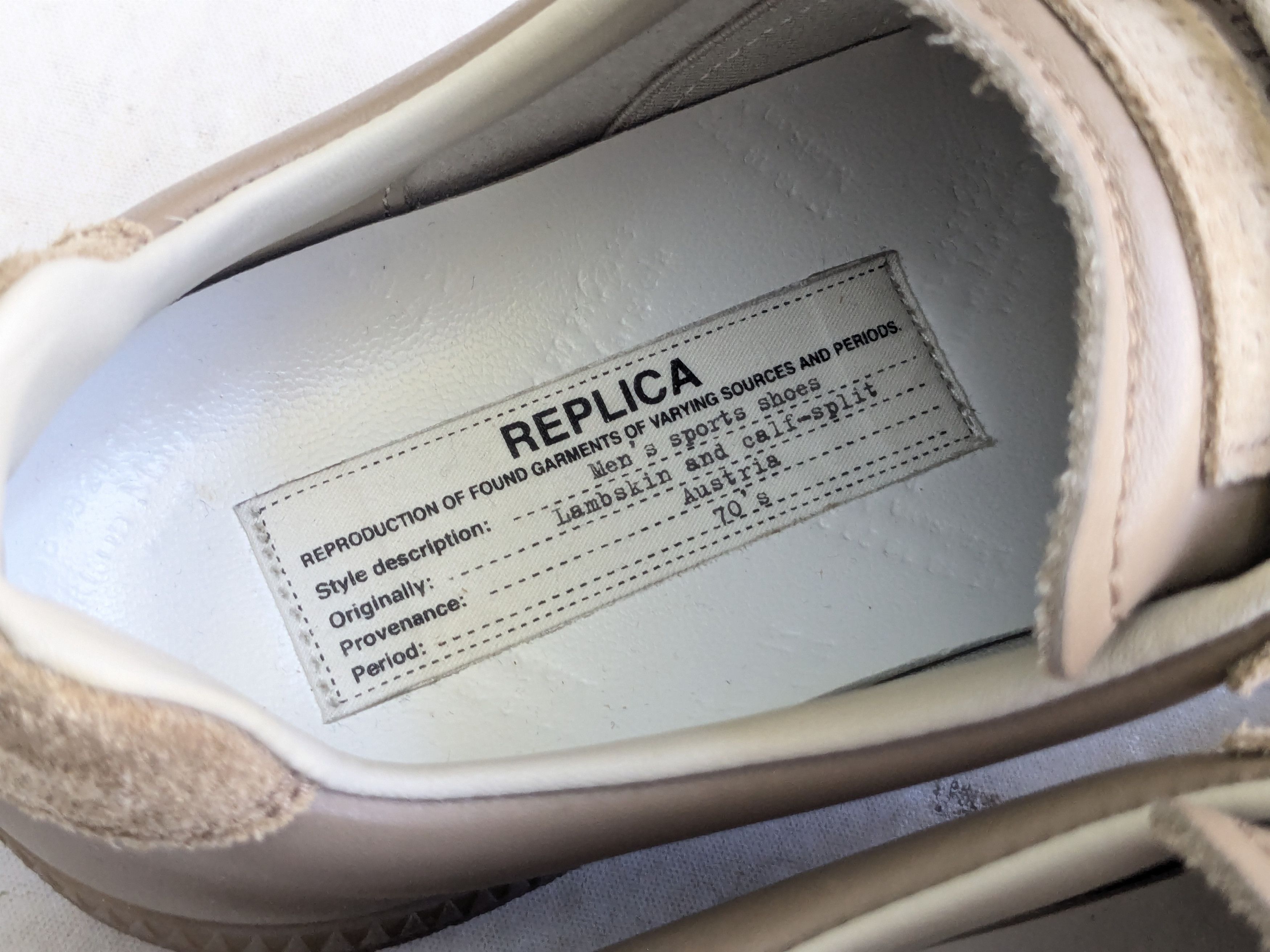Maison Margiela Maison Margiela GAT Replica Brown 7.5 37.5 Women's Size US 7.5 / IT 37.5 - 7 Thumbnail