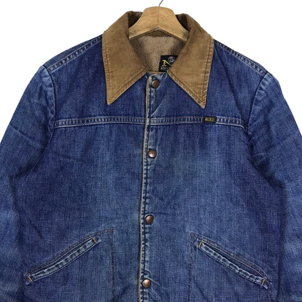 Vintage Vintage 80s Blue Bell Maverick USA Sherpa Trucker Jacket Size US M / EU 48-50 / 2 - 2 Thumbnail