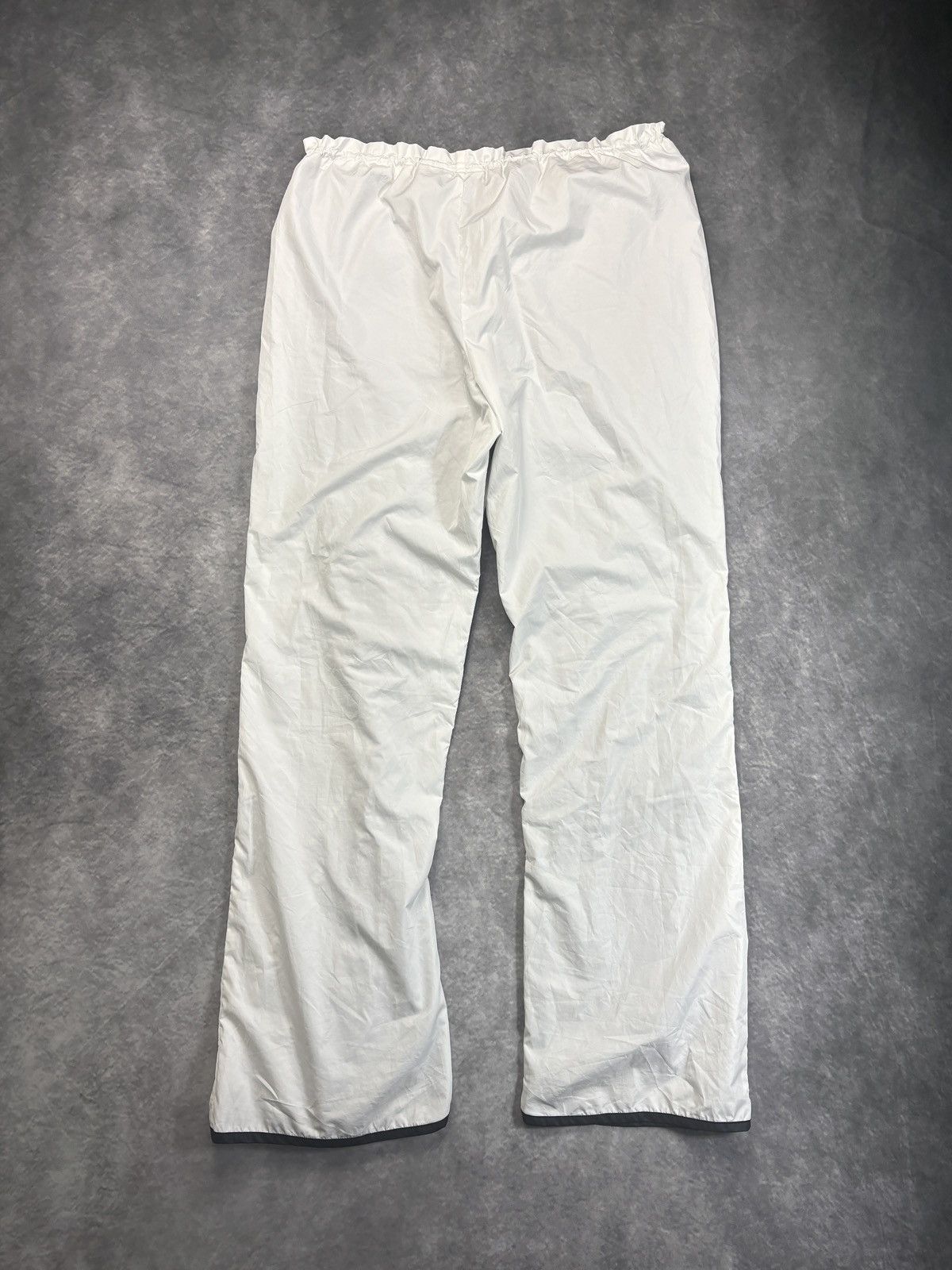 Nike × Vintage 2000s Nike Track Pants Vintage Nike Lined Nylon Flare Loose Size 32" / US 10 / IT 46 - 9 Thumbnail
