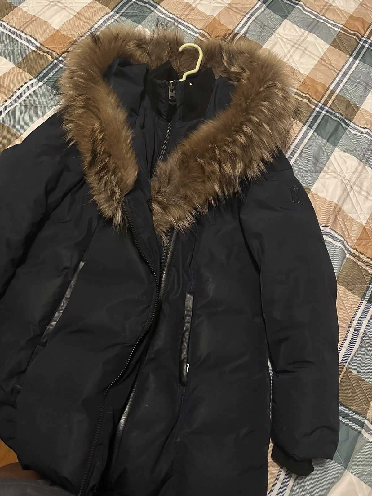 Mackage XL mackage/navy blue,brown fur Size XL / US 12-14 / IT 48-50 - 3 Thumbnail