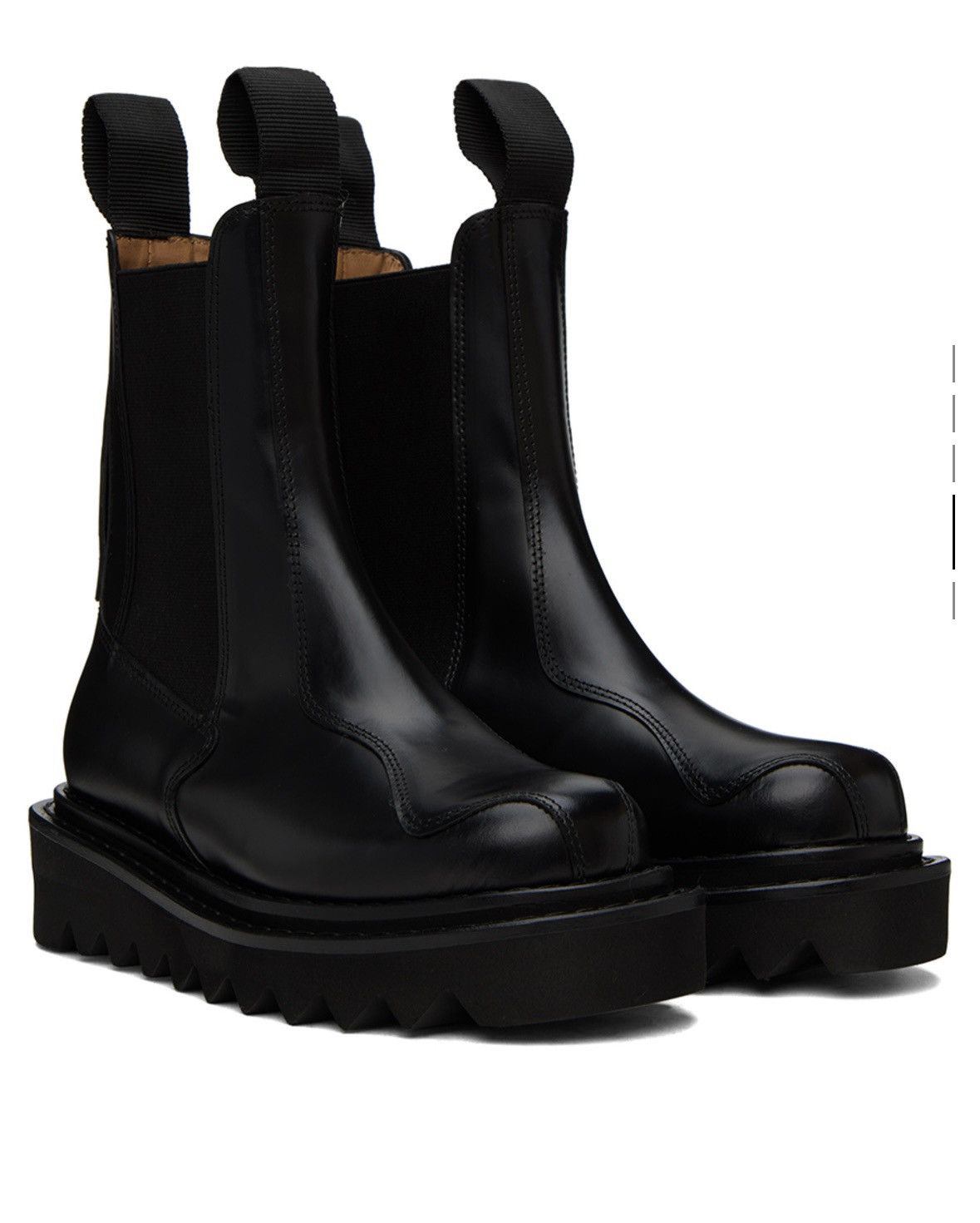 Toga Pulla Toga Pulla SSense Exclusive Black Boots Size US 8 / IT 38 - 4 Thumbnail