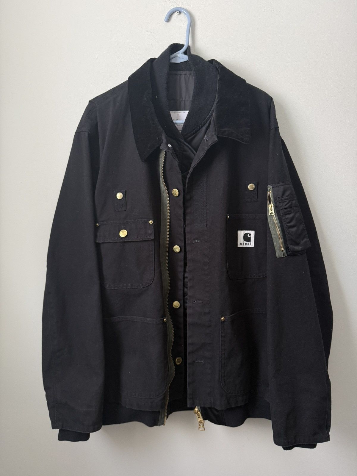 Sacai Sacai S/S 15 Reconstructed Terry cloth MA-1 Bomber | Grailed