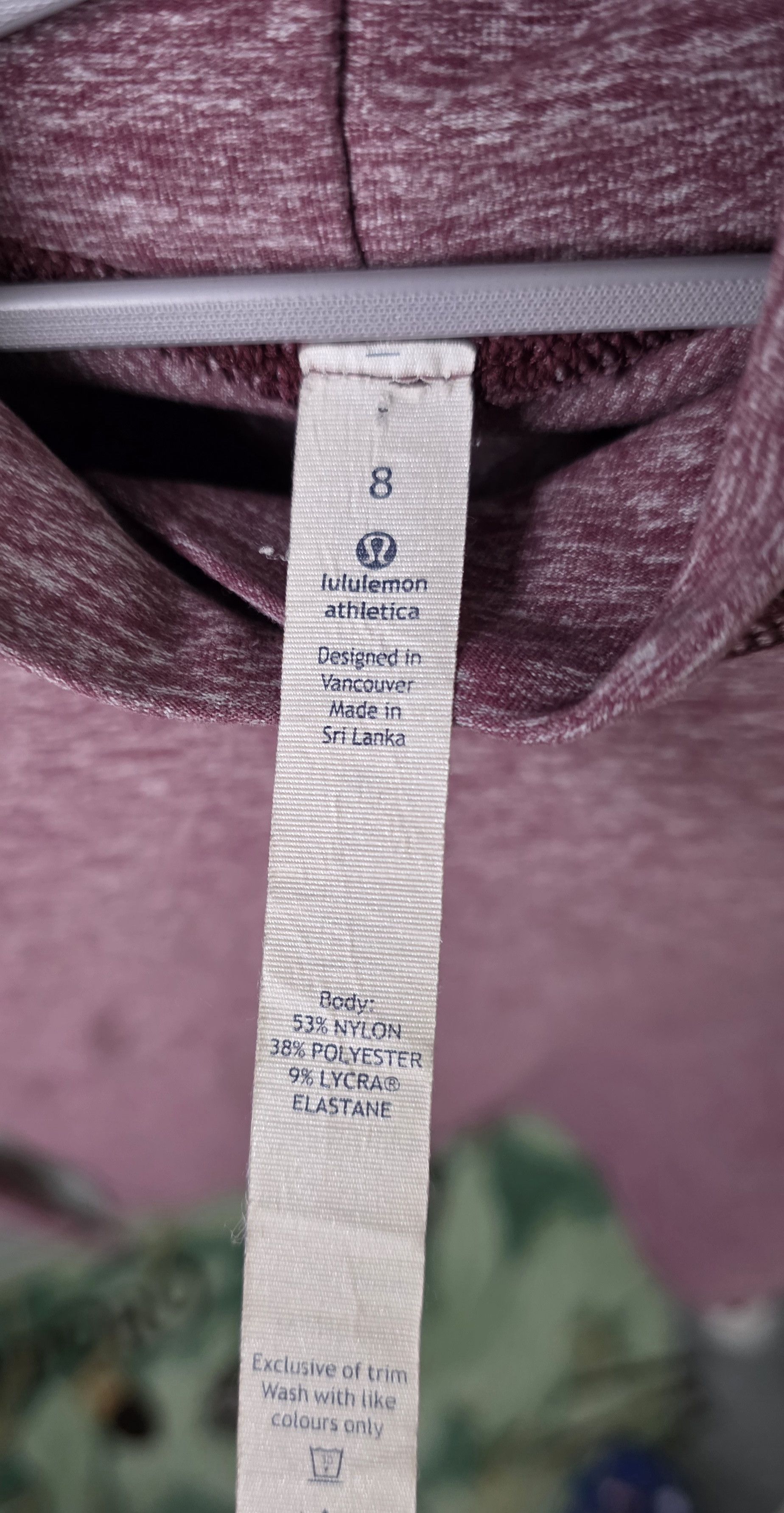 Lululemon Lululemon Warm Your Core LS Tee Heathered Bordeaux Drama 8 Size M / US 6-8 / IT 42-44 - 4 Thumbnail
