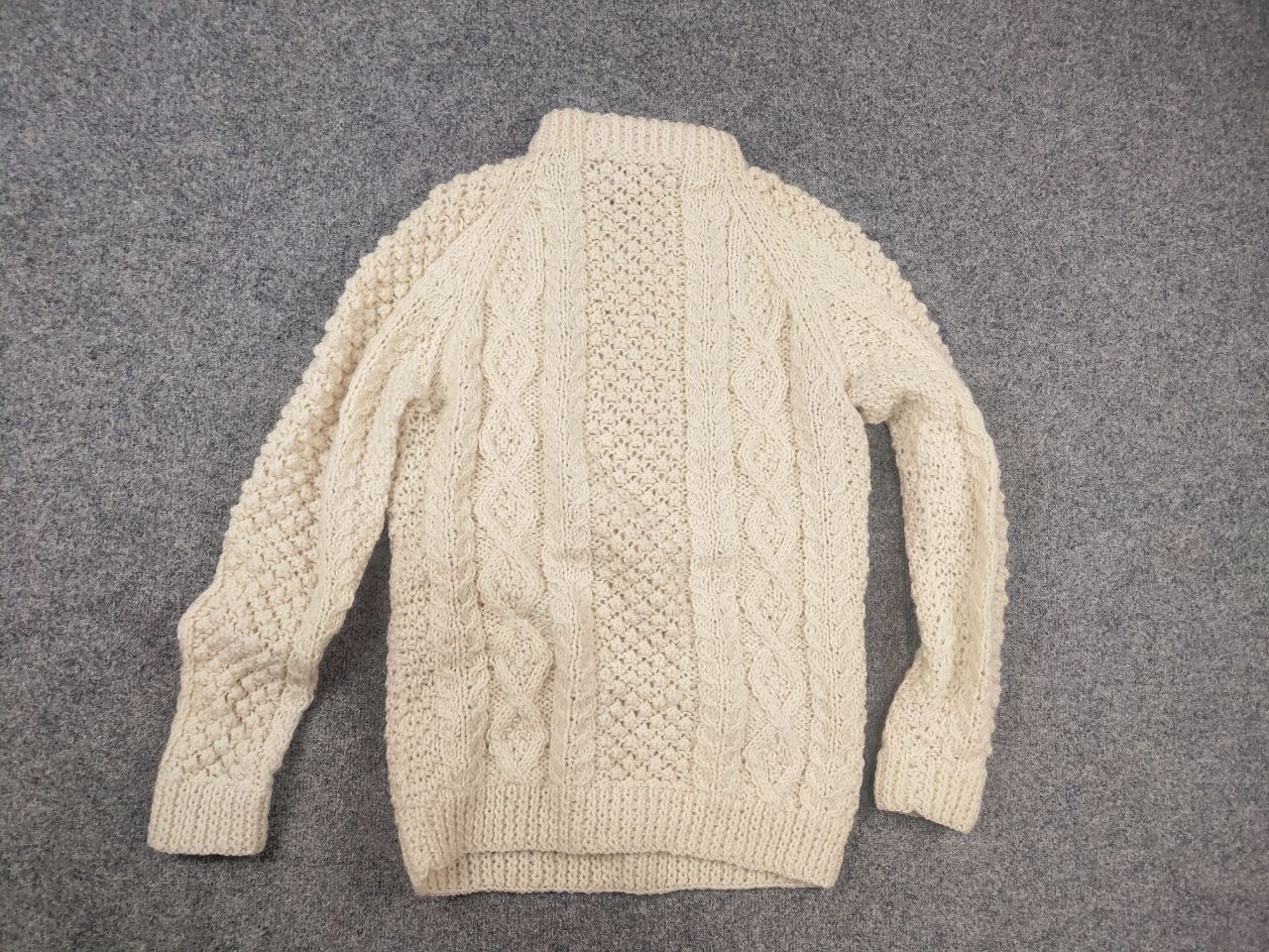 Vintage Vintage 70's Grigoropoulos Fisherman Hand Cable Knit Sweater Size US L / EU 52-54 / 3 - 11 Thumbnail