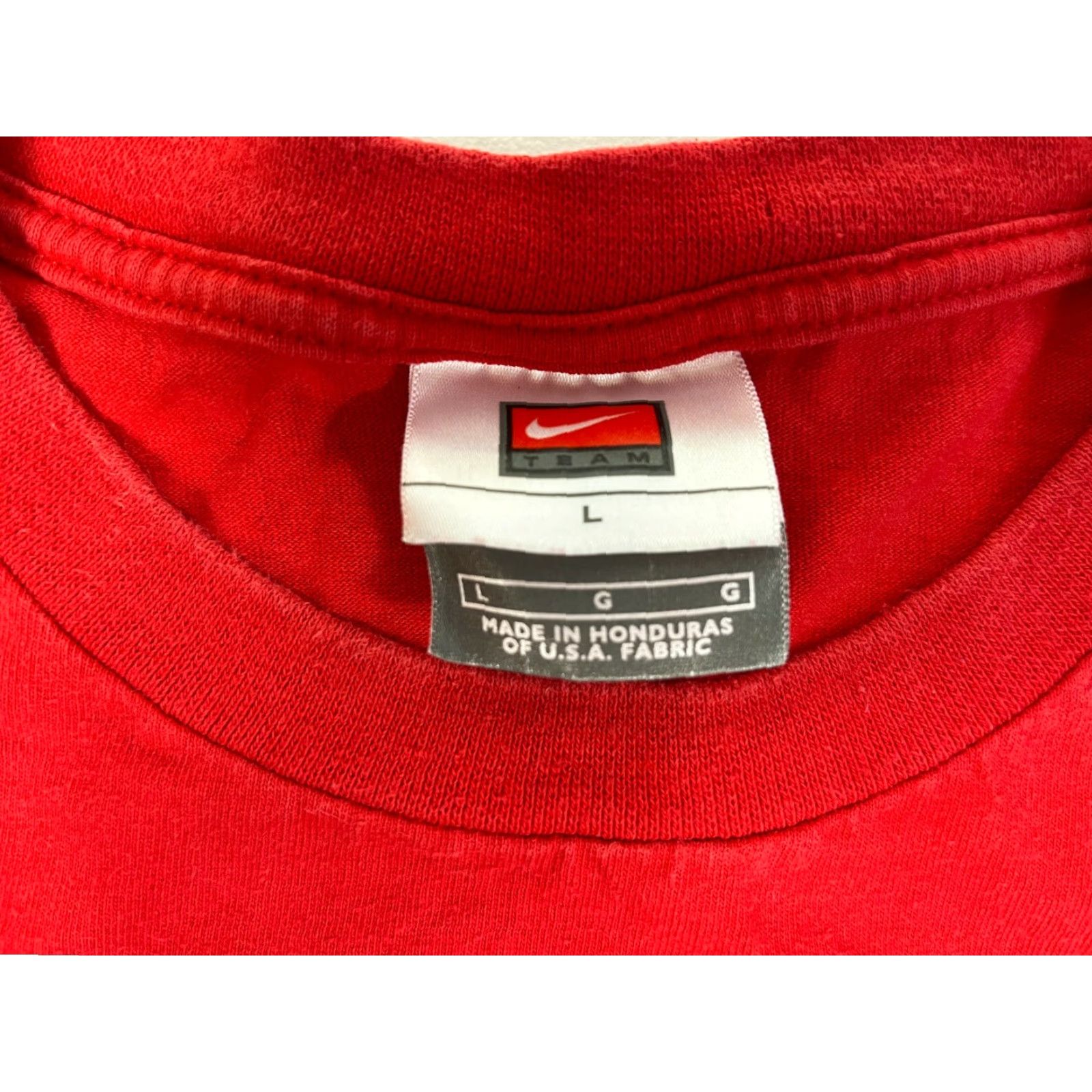 Nike VINTAGE Nike Team Chicago Cubs MLB T-Shirt Mens Double-Sided Size L Red Logo Short Sleeve Crew Neck 90s Size US L / EU 52-54 / 3 - 5 Thumbnail