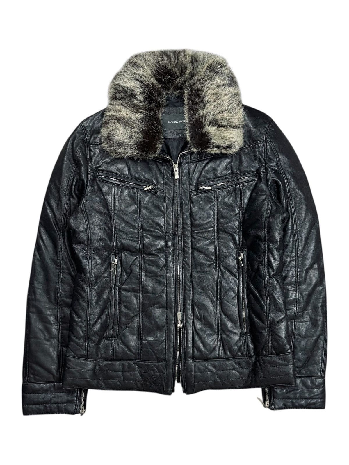 Yasuyuki Ishii Yasuyuki ishii lambskin leather jacket | Grailed