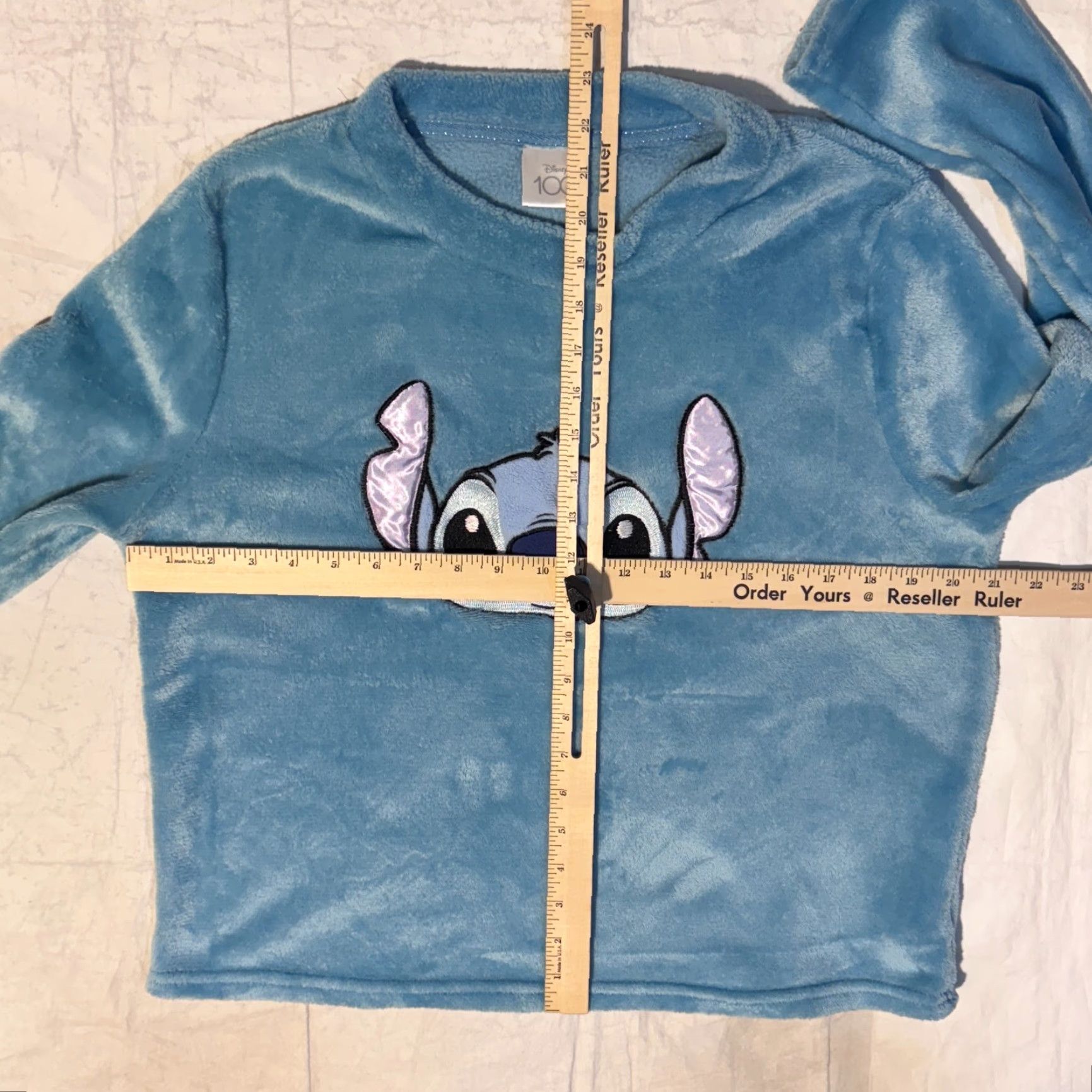 Disney Disney Lilo & Stitch Blue Pajama L 12-14 Fleece Plush Sleepwear Top Size L / US 10 / IT 46 - 4 Thumbnail