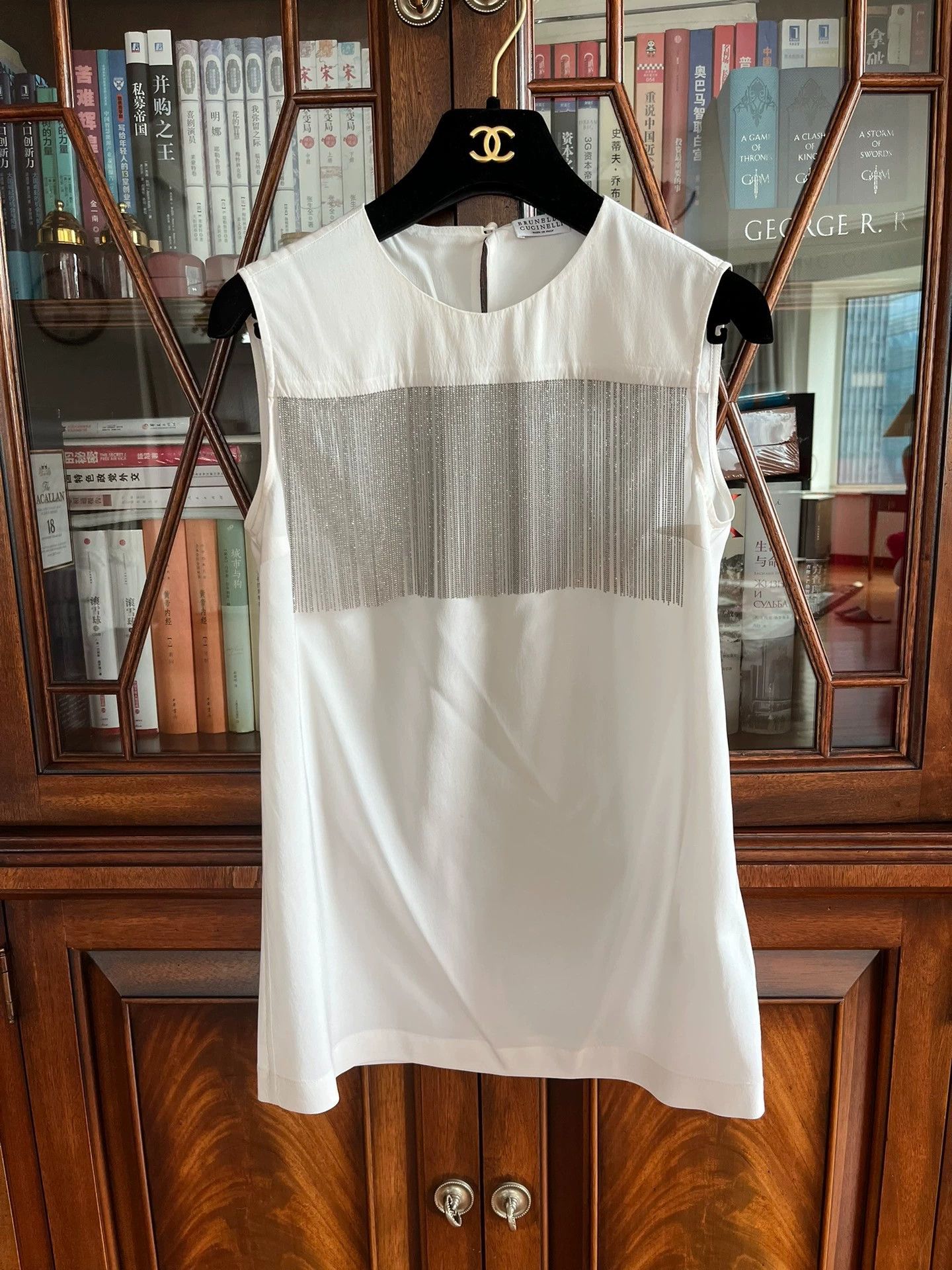 Brunello Cucinelli Silk Fringe Tank Top - dmc