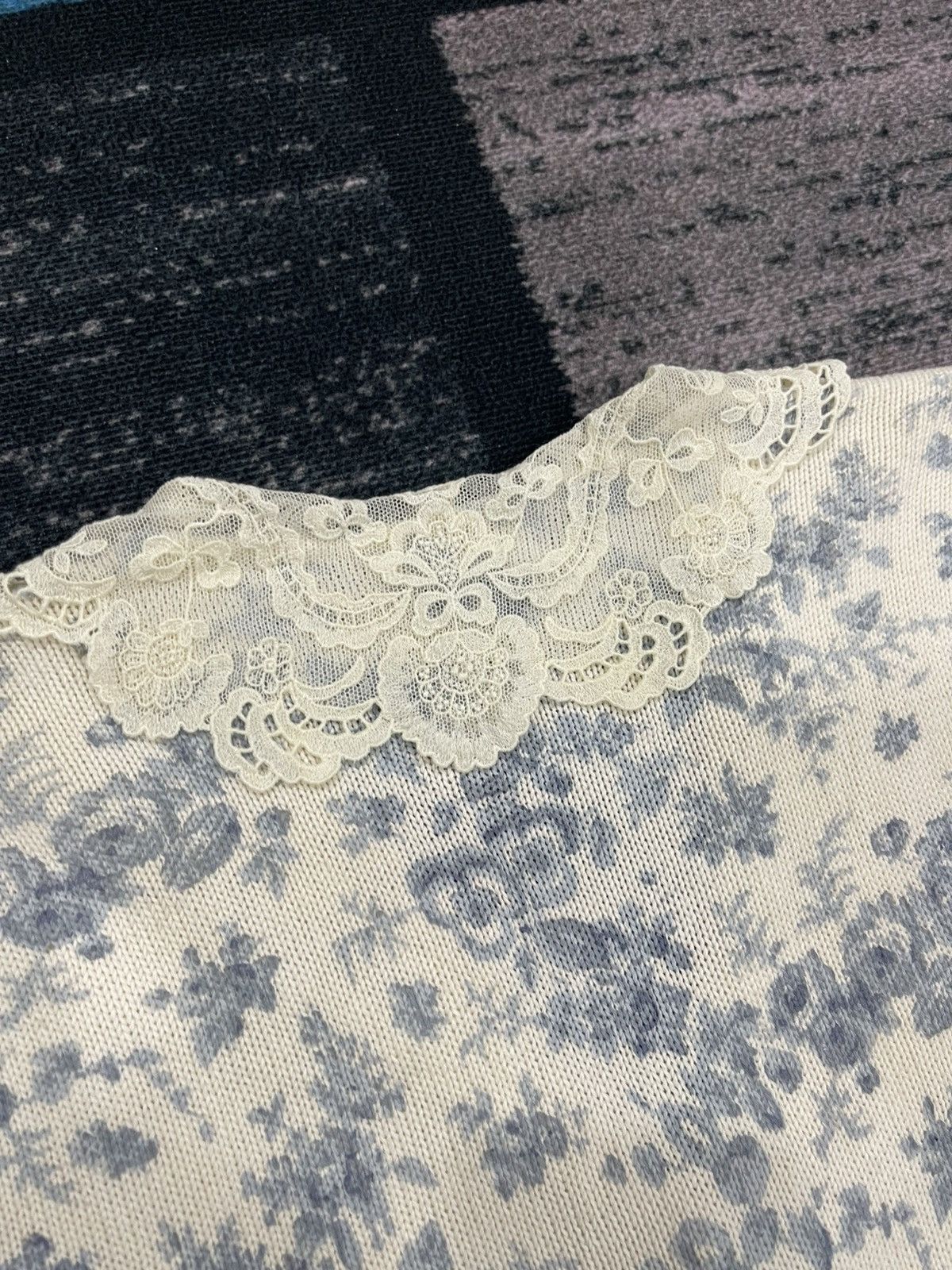 Vintage Vintage Ralph Lauren Floral Button Knit Size S / US 4 / IT 40 - 10 Thumbnail