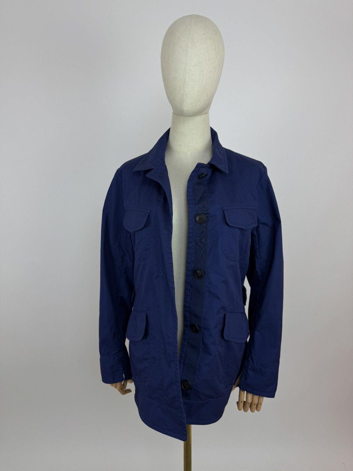 Japanese Brand × Jil Sander × Uniqlo Uniqlo Jil Sander Womens Jacket Toscana Pockets Cotton/Linen Size S / US 4 / IT 40 - 2 Thumbnail