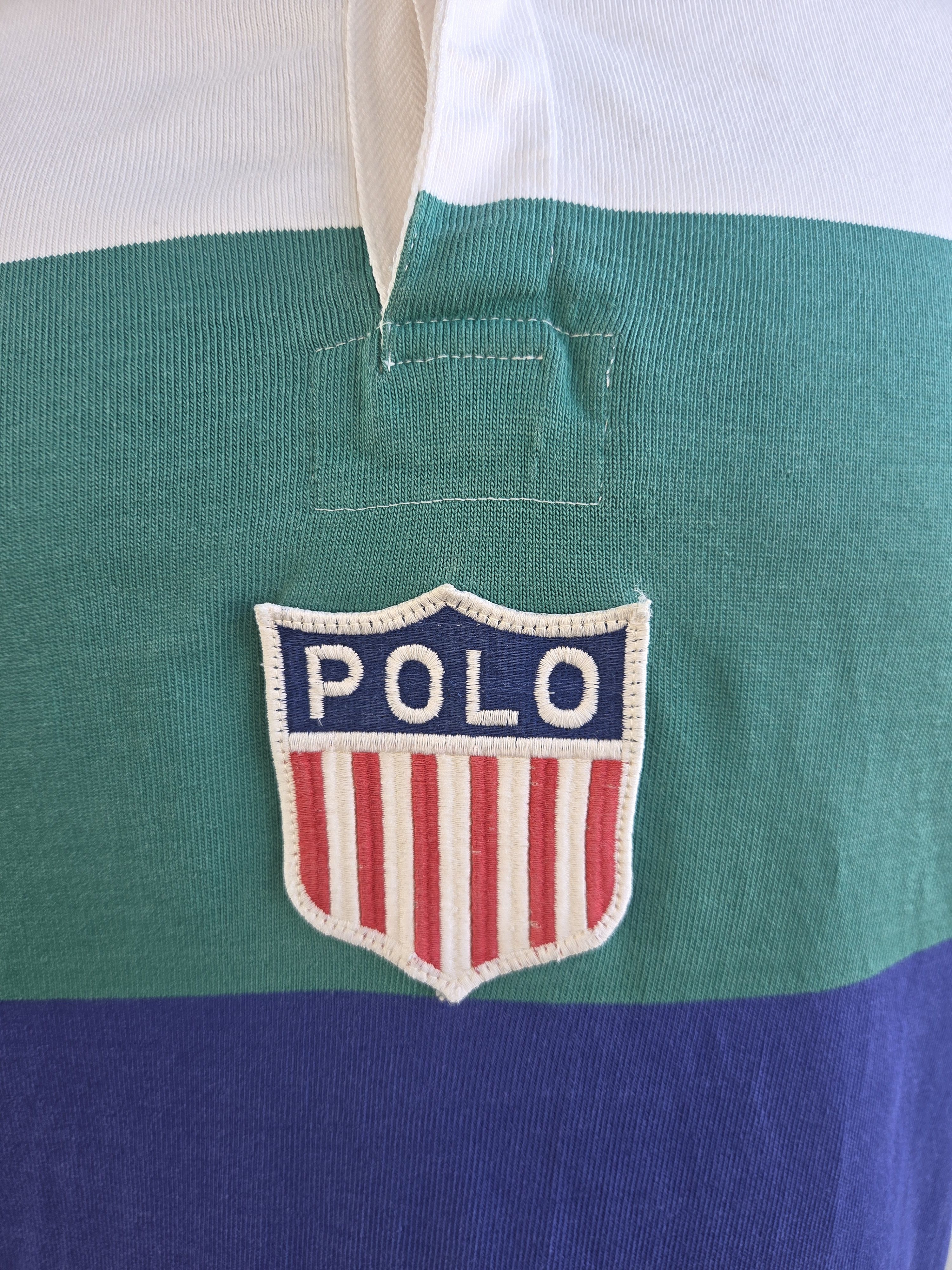 Polo Ralph Lauren Vintage 90s Polo Ralph Lauren K Swiss Crest Lo Life Shirt Size US M / EU 48-50 / 2 - 8 Thumbnail