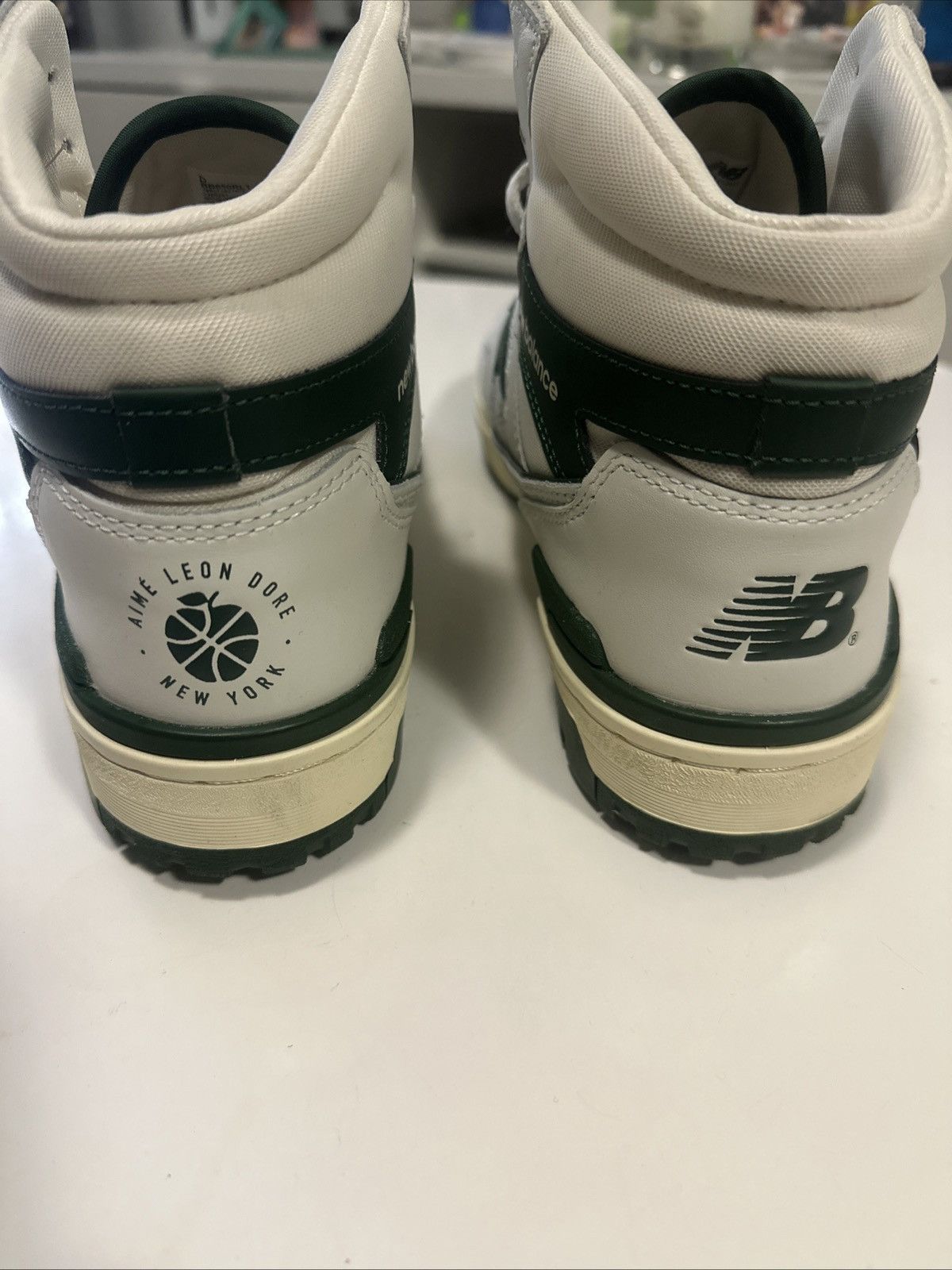 New Balance Men New Balance Aime Leon Dore 650 Green White 9.5 BB650RL1 Size US 10 / EU 43 - 7 Thumbnail