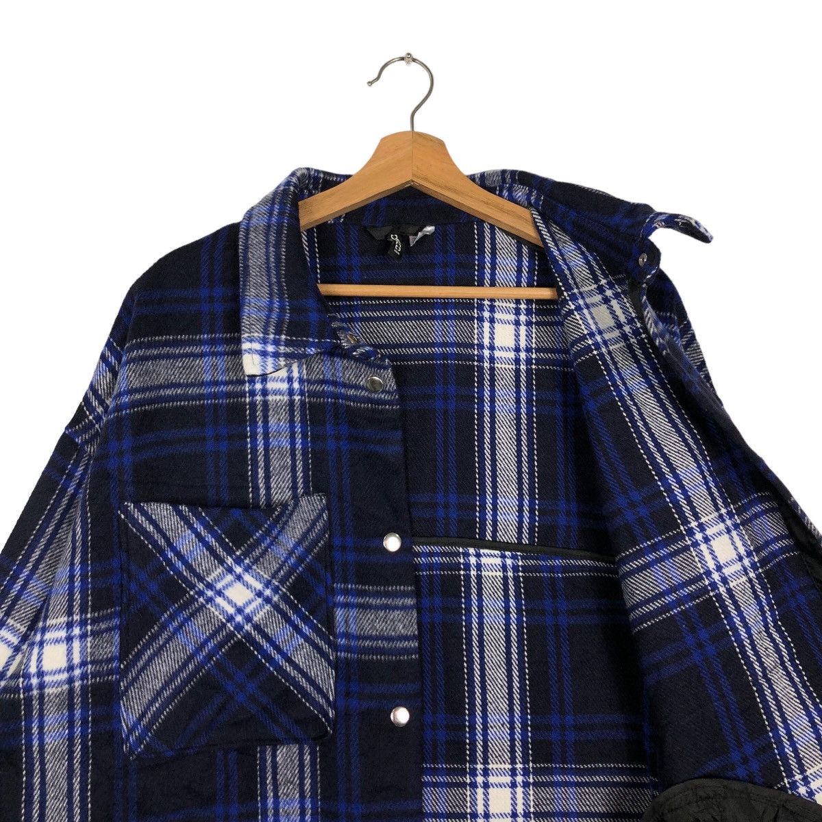 Flannel 🔥90’s Chore Divided Flannel Jacket Tartan Design Big Size Size US XL / EU 56 / 4 - 10 Thumbnail