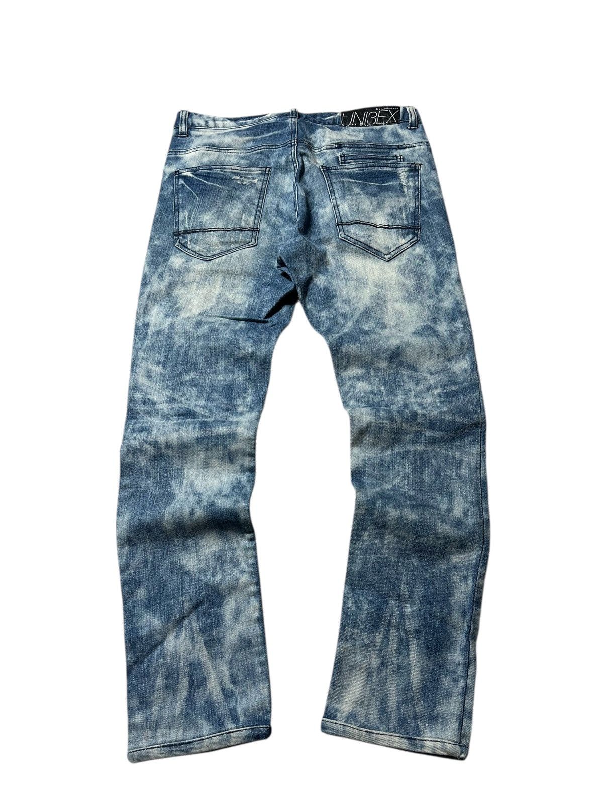 Japanese Brand Vintage Kai Aakmann Baggy Distressed Acid Washed Pants Size US 30 / EU 46 - 11 Thumbnail