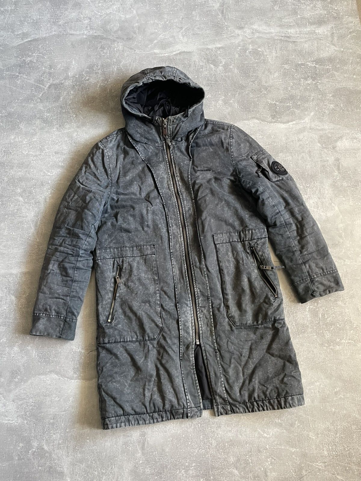 Diesel Diesel Vintage Coat Jacket Y2K 90s desert chrome cold scull Size US M / EU 48-50 / 2 - 13 Thumbnail