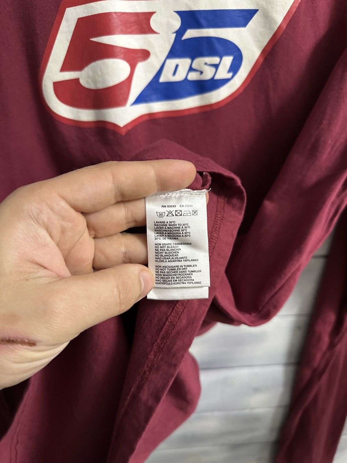 55DSL Luxury Long-Sleeve 55DSL Diesel Big Centr Logo Size US XL / EU 56 / 4 - 10 Thumbnail
