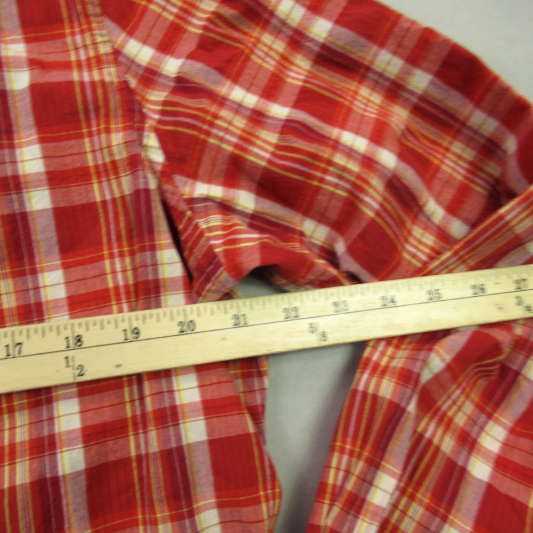 Vintage Cabelas Shirt Womens 2XL Long Sleeve Button Up Outdoor Lightweight Plaid Shirt レディース Long Sleeve Button-Up Outdoor Lightweight Plaid 2XL Size XXL / US 16-18 / IT 52-54 - 7 Thumbnail