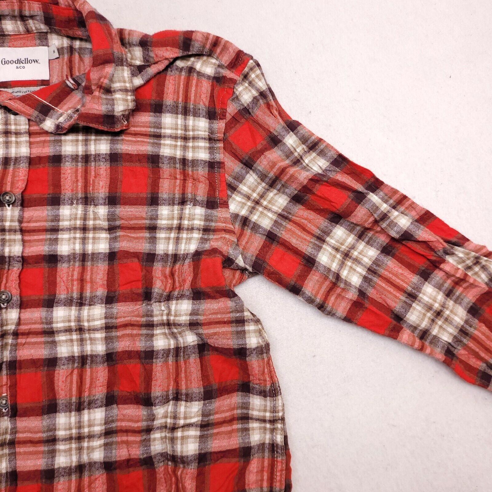 Croft & Barrow Croft & Barrow Tartan Flannel Shirt Mens Size Medium M Red Size US M / EU 48-50 / 2 - 5 Thumbnail