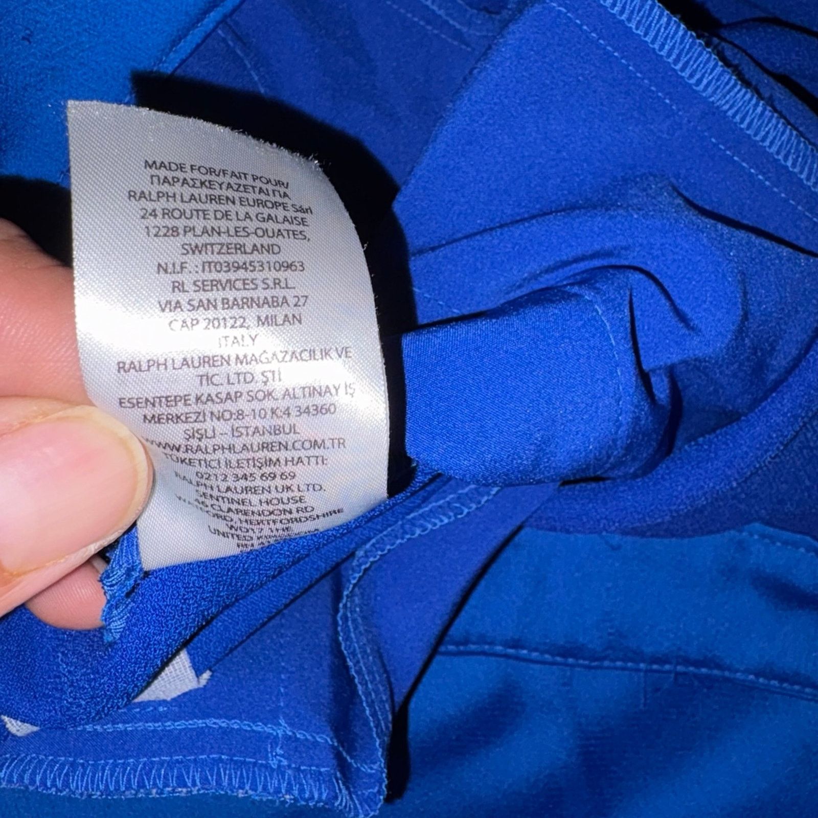 Polo Ralph Lauren Polo Ralph Lauren women size 18 royal blue pleaded trousers Size 40" / US 18 - 6 Thumbnail