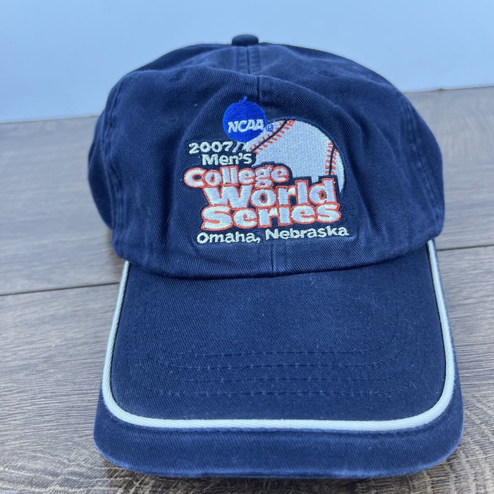 Other 2007 Mens College World Series Hat Blue Cap Adjustable Blue Size ONE SIZE - 1 Thumbnail