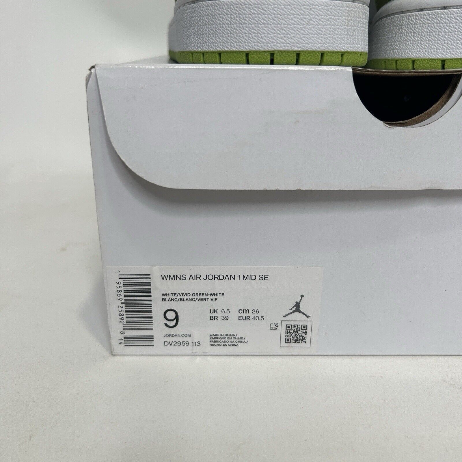 Nike Nike Air Jordan 1 Mid WMNS SE “Python/Vivid Green” 2024 Size US 9 / IT 39 - 5 Thumbnail