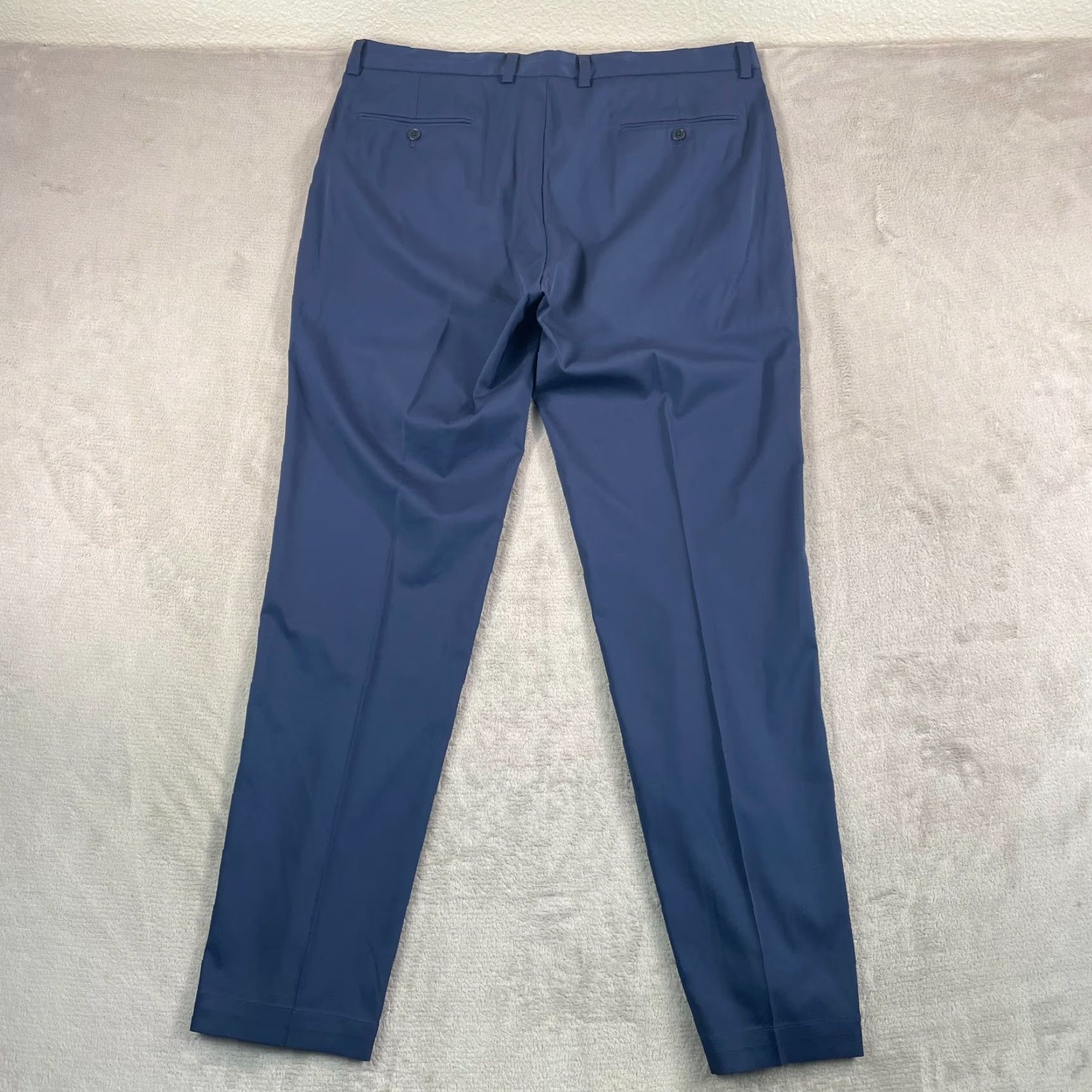 Brooks Brothers Brooks Brothers Performance Chino Pants Men 38x34 Navy Blue Stretch Golf Preppy Size US 38 / EU 54 - 3 Thumbnail