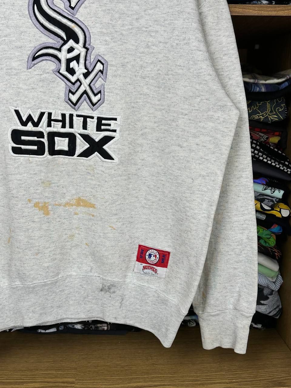 MLB Vintage Chicago White Sox 90s Nutmeg Mills Sweatshirt Size US M / EU 48-50 / 2 - 6 Thumbnail