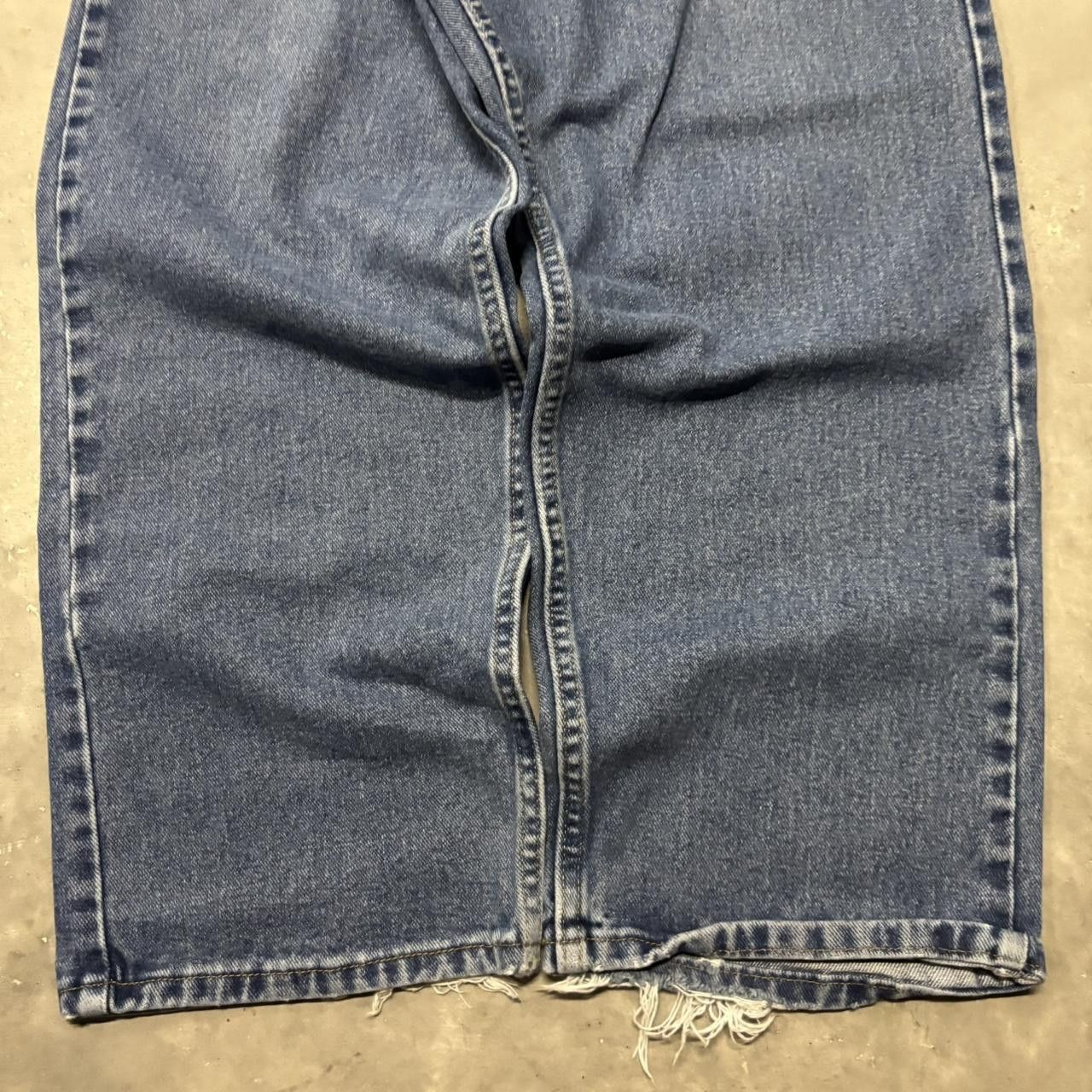 Japanese Brand × Vintage Crazy Vintage Y2K/2000s Blue Wash Essential Denim Jeans! Size US 36 / EU 52 - 6 Thumbnail