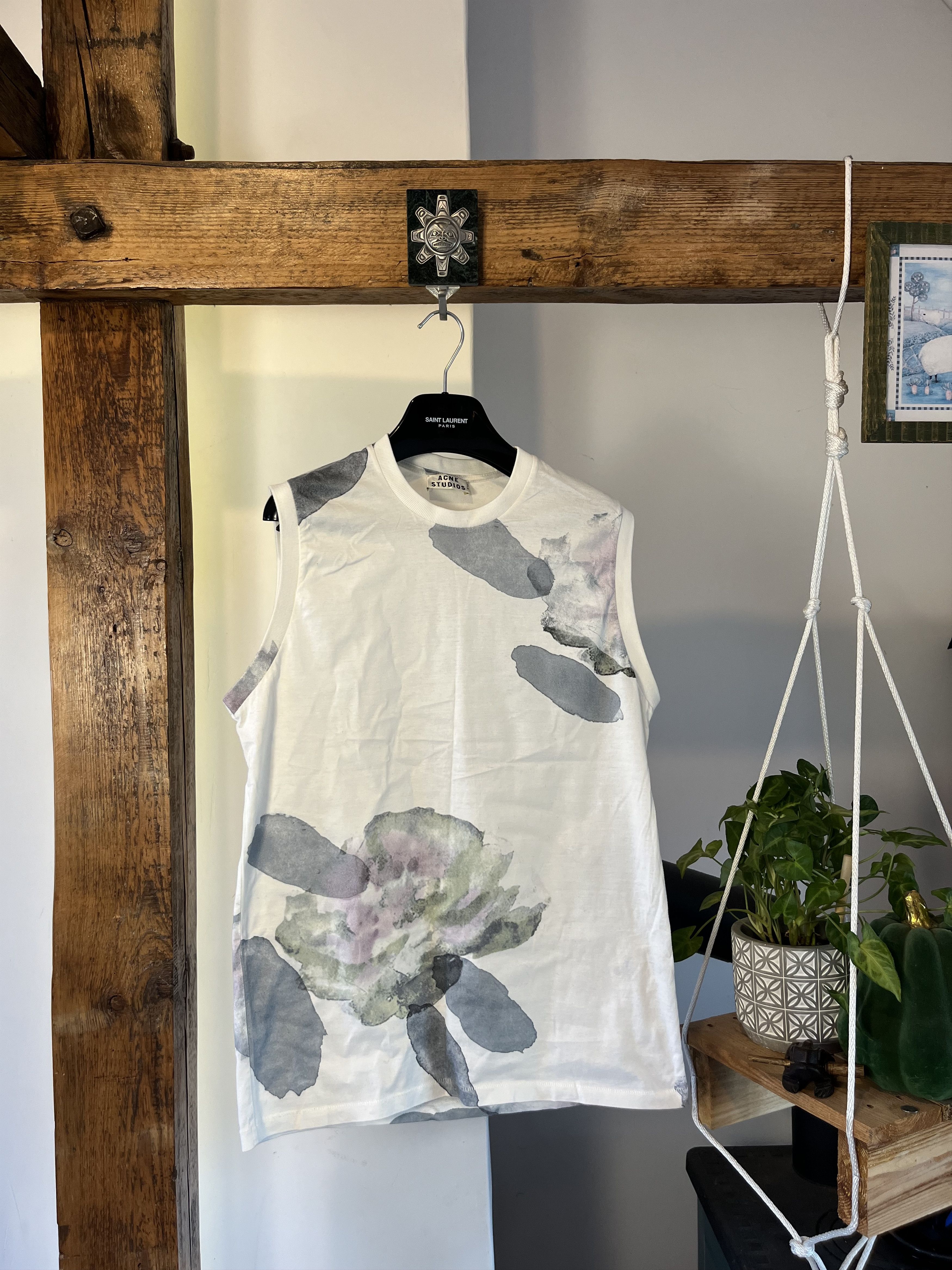 Acne Studios Zone Merci PRT PAW13 Floral Tank Top