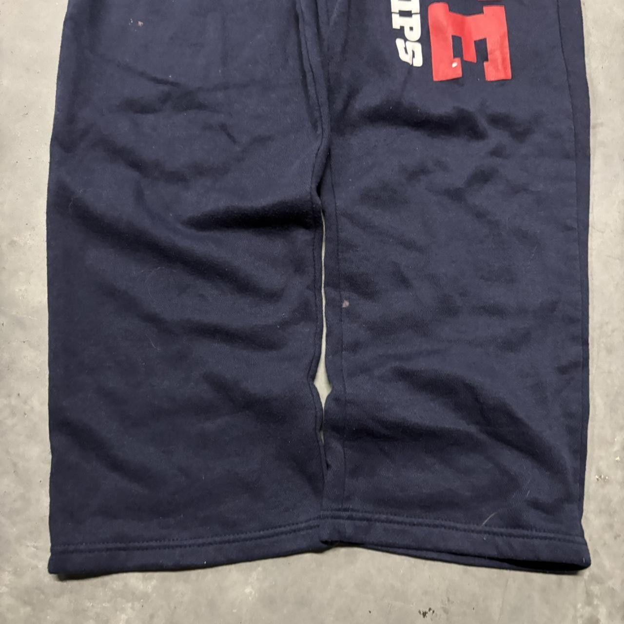 Japanese Brand × Vintage Crazy Vintage Y2K/2000s Navy Blue Streetwear Skater Essential Sweatpants! Size US 28 / EU 44 - 6 Thumbnail